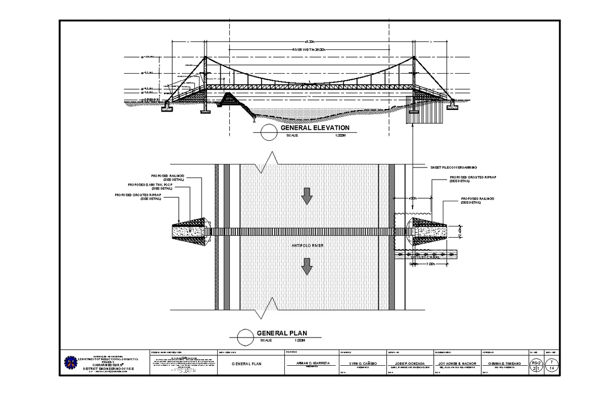 Construction of Hanging Bridge Model 4 - Detailed Engineering Design ...