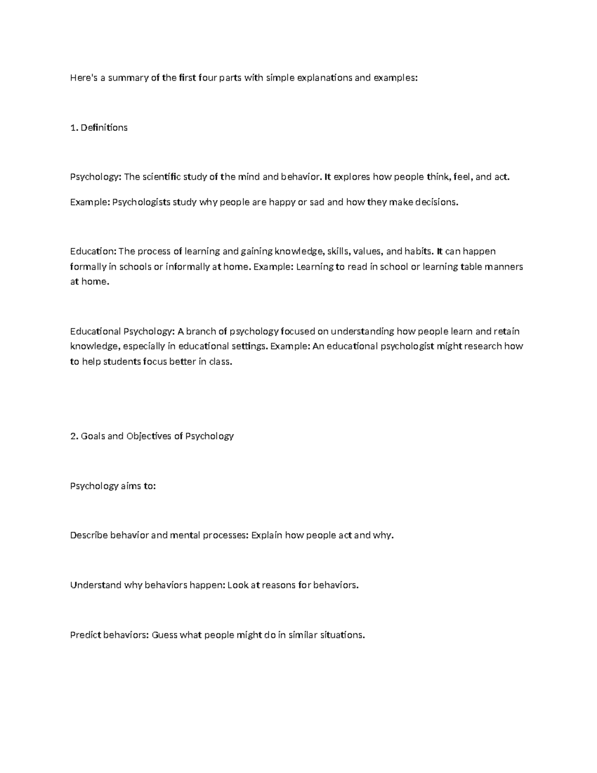 Psycho Simple#Irony - Here's a summary of the first four parts with ...