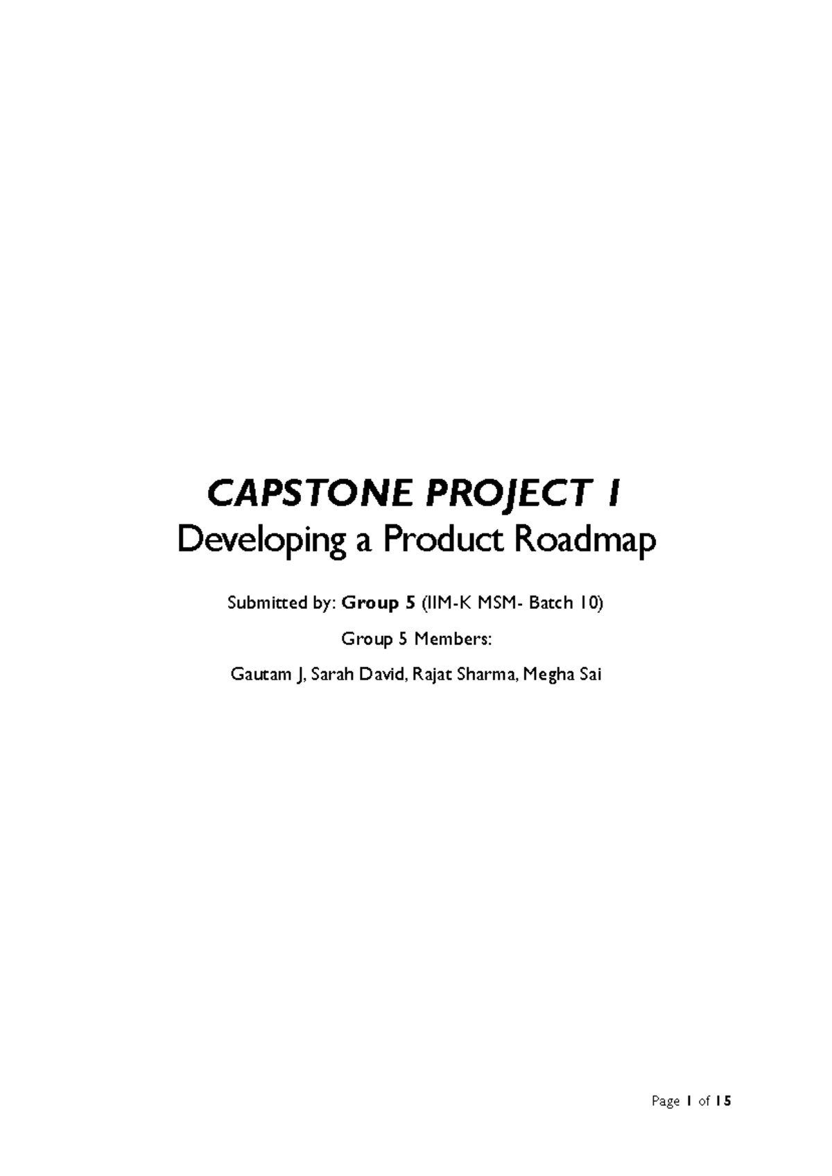 Nothing Phone 1 Product Roadmap & Market Analysis - Capstone Project ...