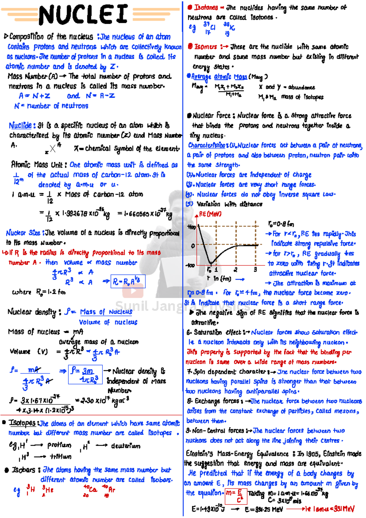 NUCLEI ⑪: Composition and Properties of Atomic Nuclei - Studocu