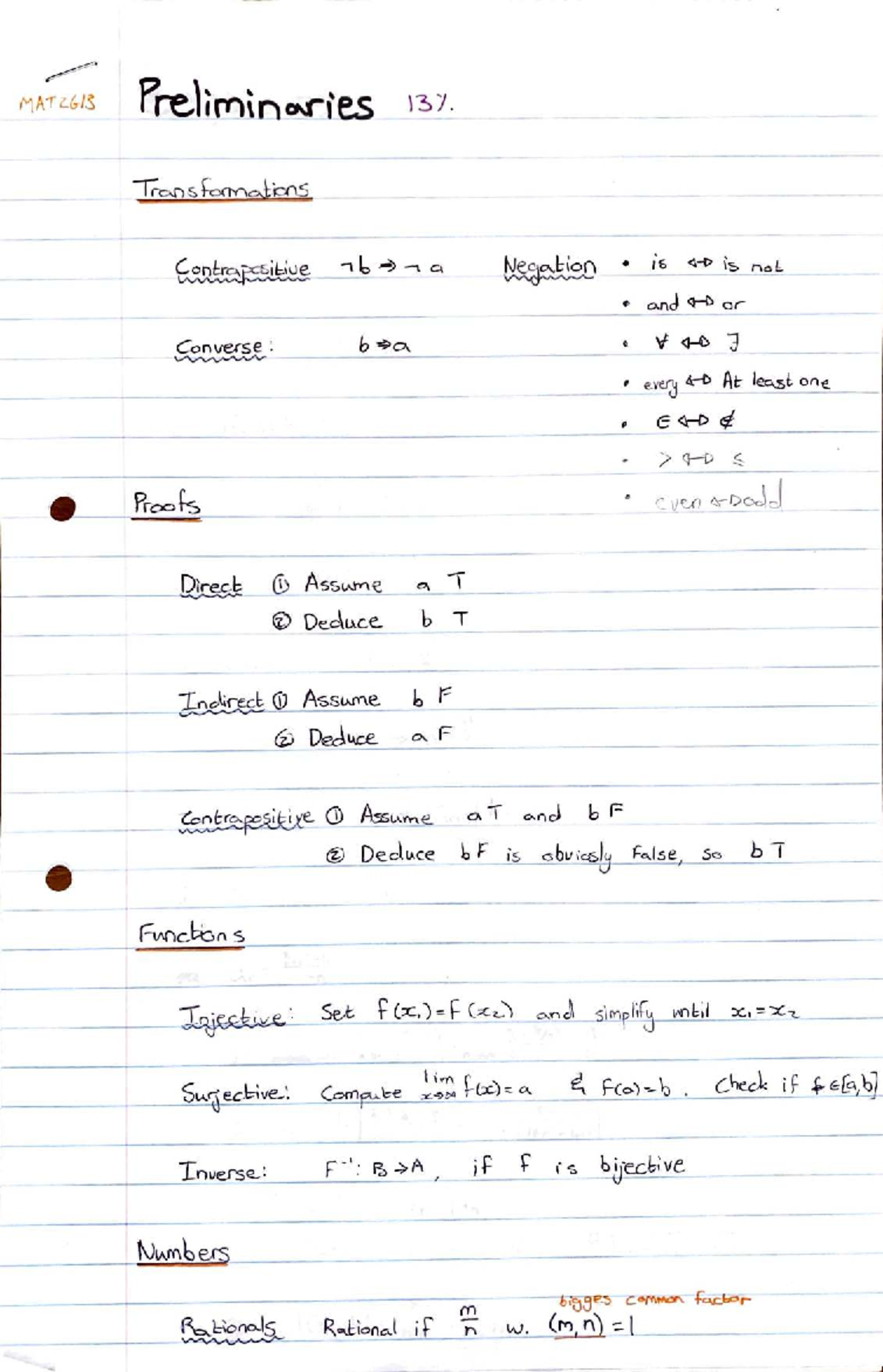 MAT2613 Final Exam Summary - Real Analysis Proofs and Concepts - Studocu