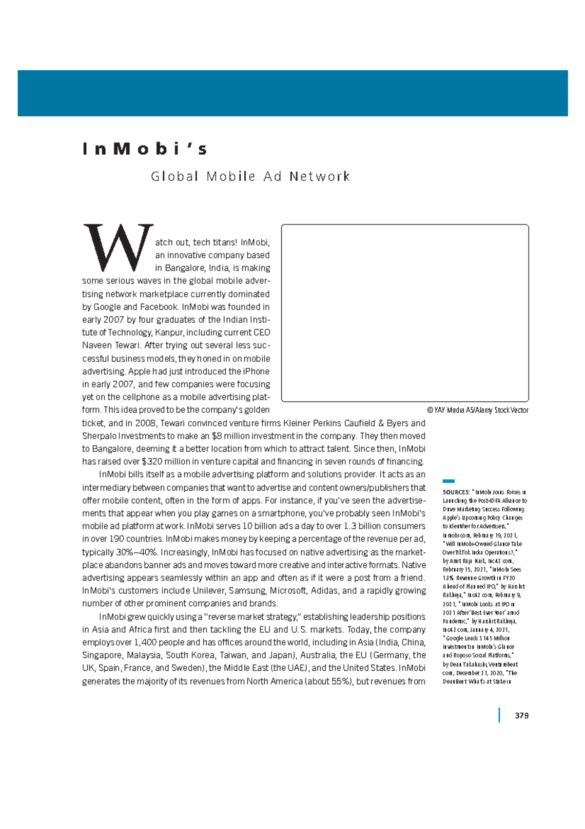 In Mobi - Case Study - 379 W atch out, tech titans! InMobi, an ...