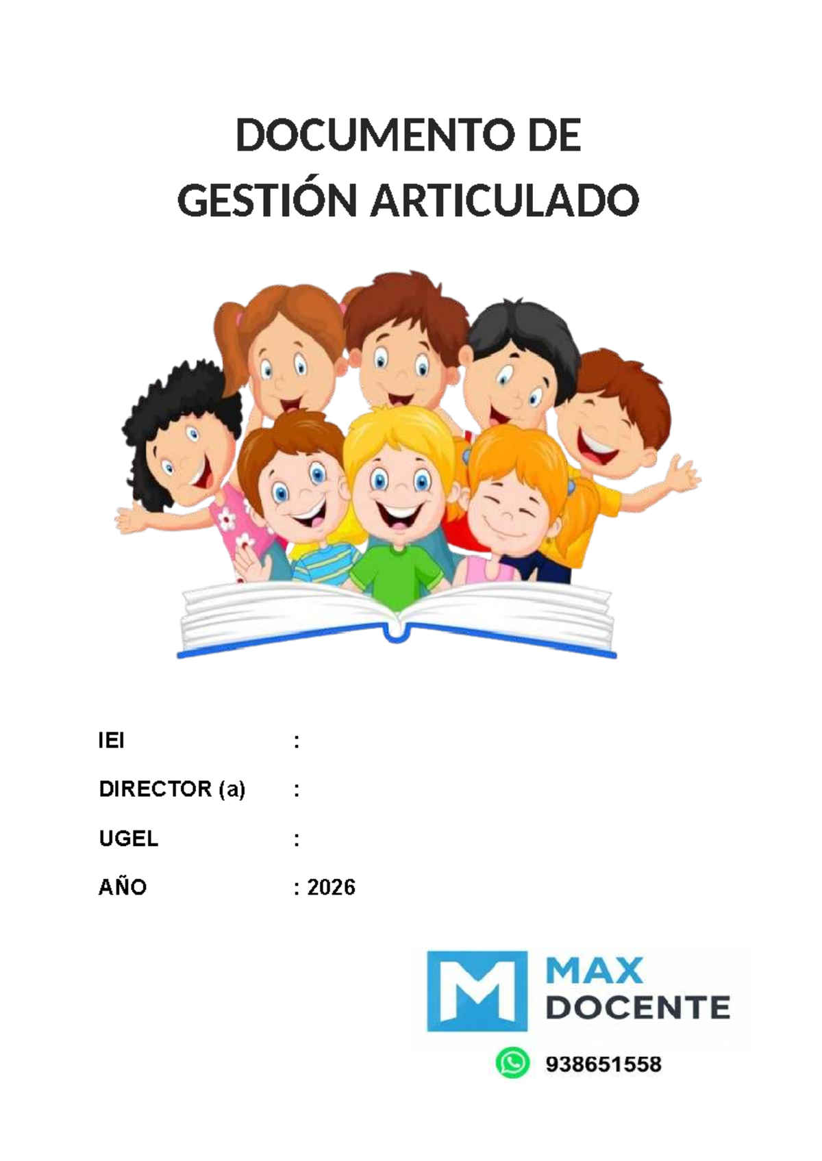 Documento de Gestión Articulado IEI 2026 - Unidocente - Document Preview