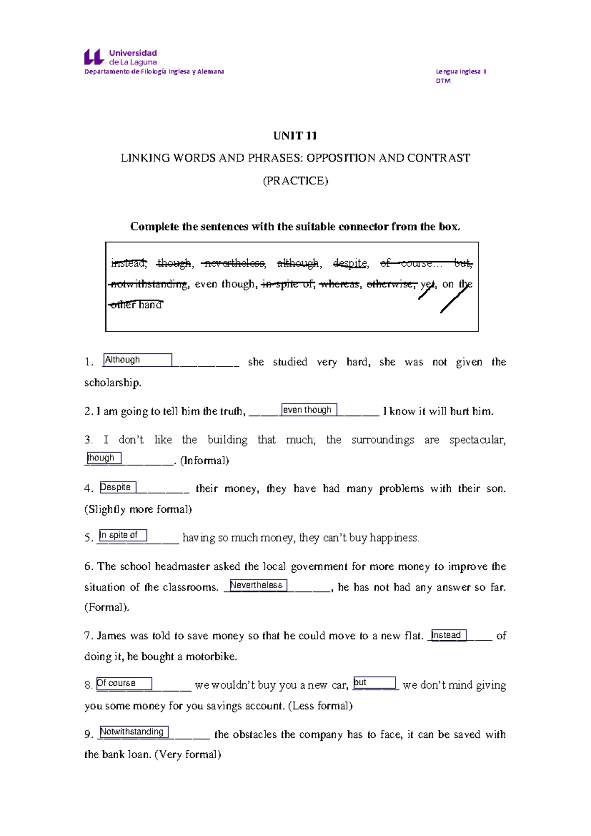 Lengua Inglesa II DTM Verb Tenses Review: Present Perfect vs Past ...