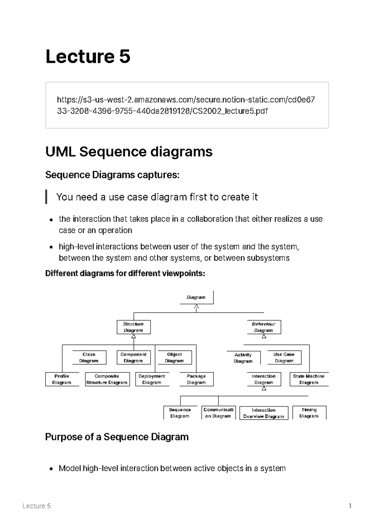 Lecture 5-Software Development and Management - Lecture 5 - Studocu