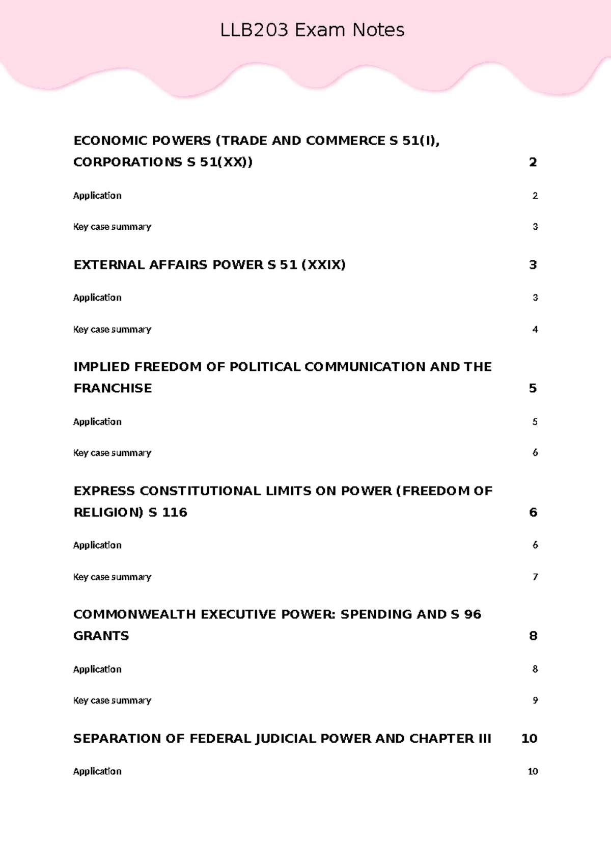 LLB203 Module 4 Tutorial Questions on International Powers Analysis ...