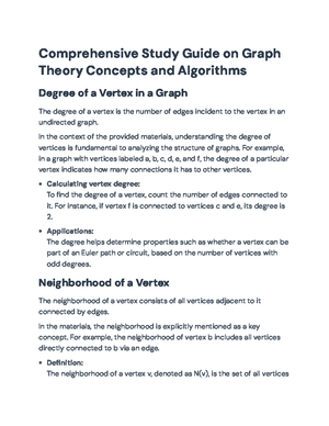 CS 35 Exam 4: Graph Theory Concepts, Problems, and Solutions - Studocu