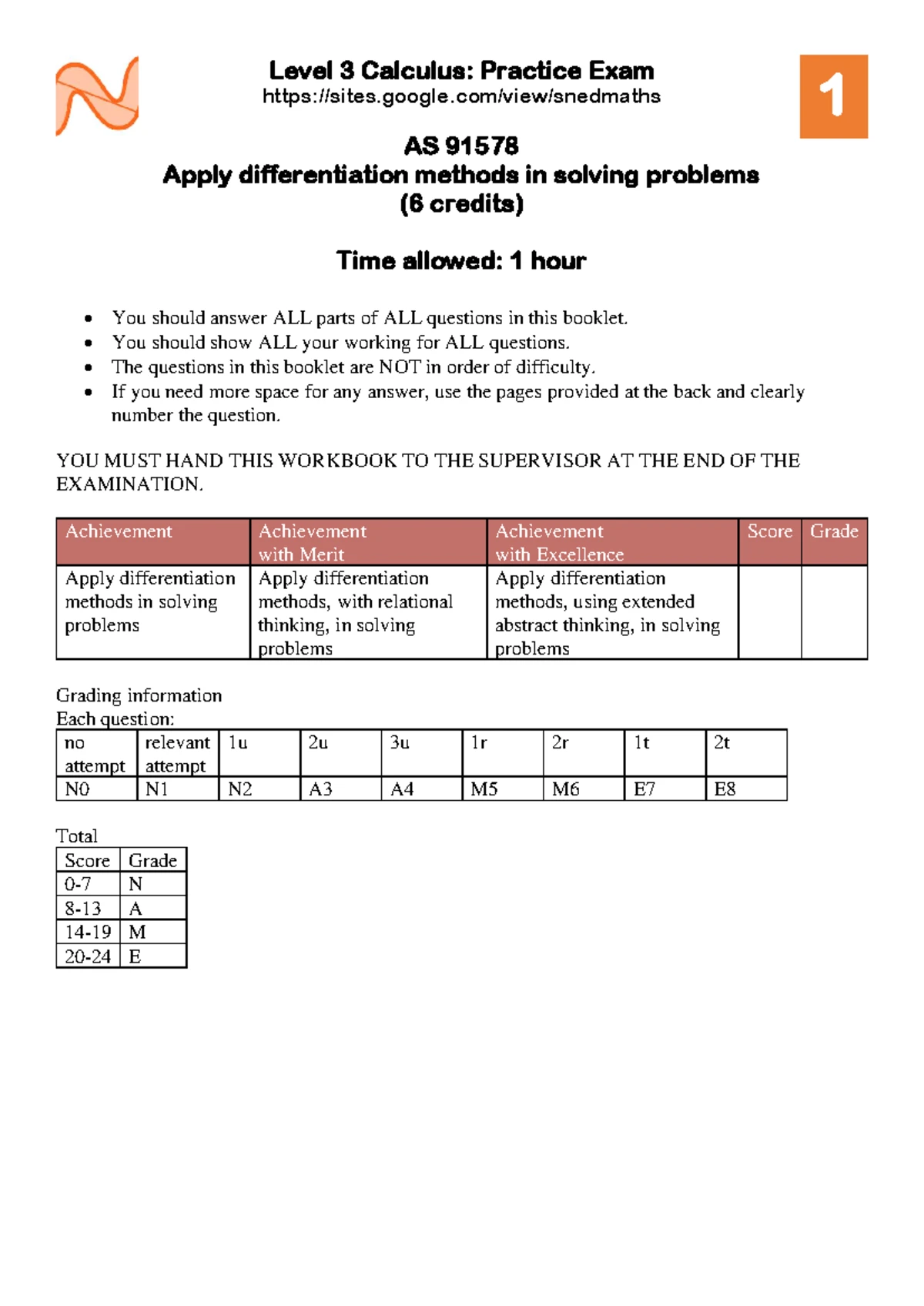 91585 Level 3 Statistics Exam 2024: Excellence Responses - Studocu