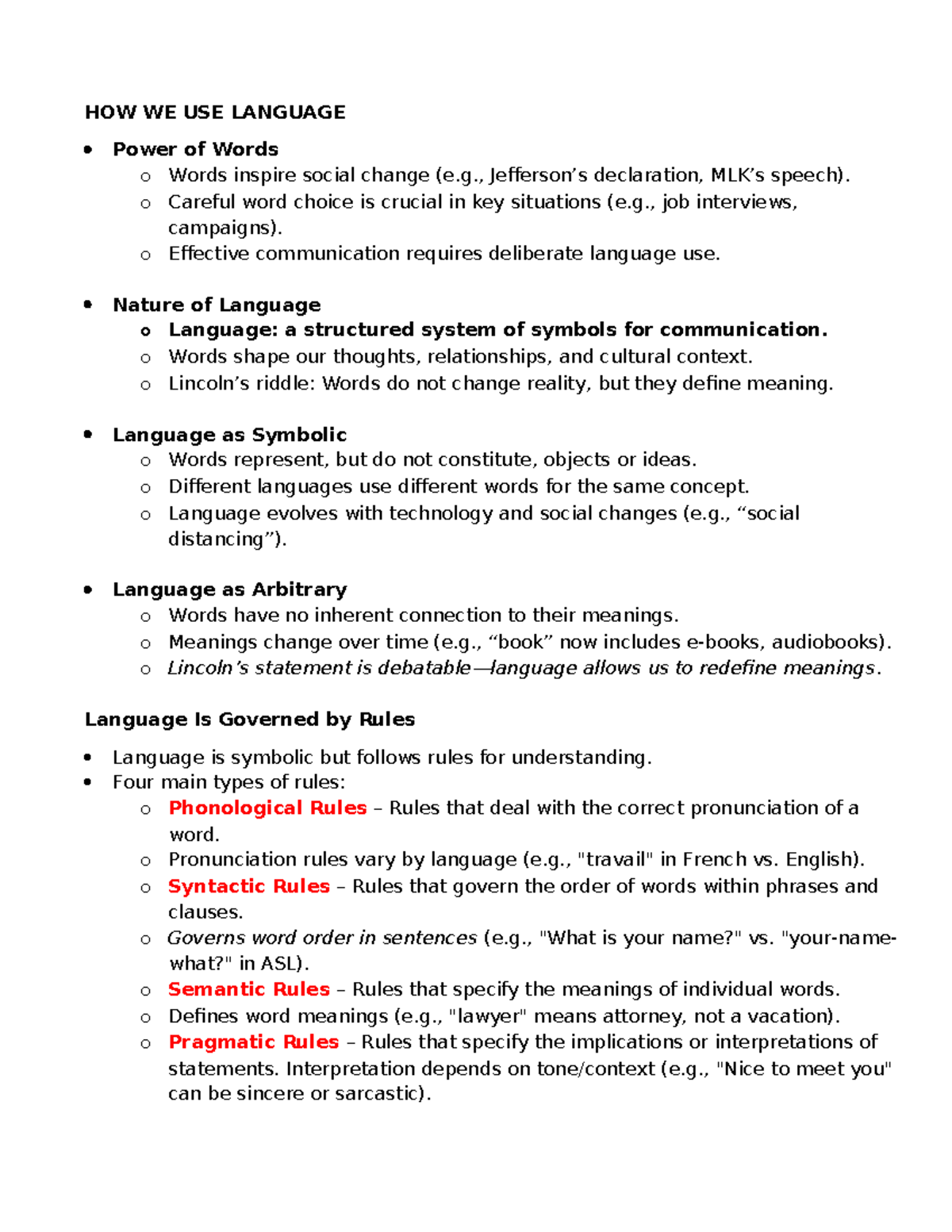 Understanding the Power and Function of Language in Communication - HOW ...