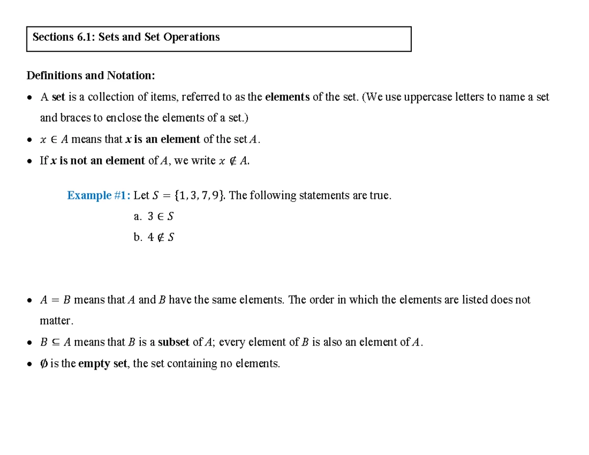 Algebra and Graphical Solutions of Linear Equations - Sections 2.1-2.4 ...