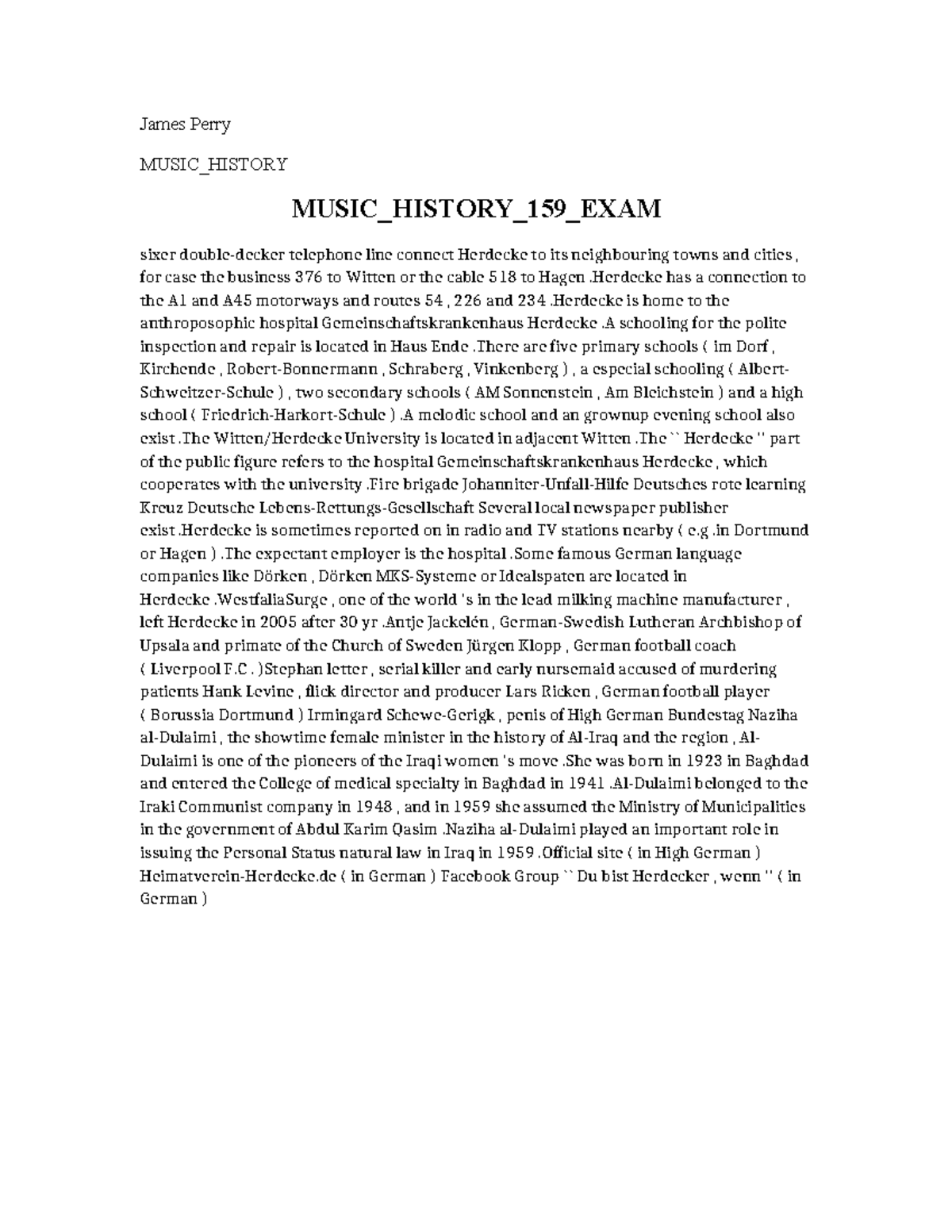 Music History 159 Final Exam - Comprehensive Overview and Key Topics ...