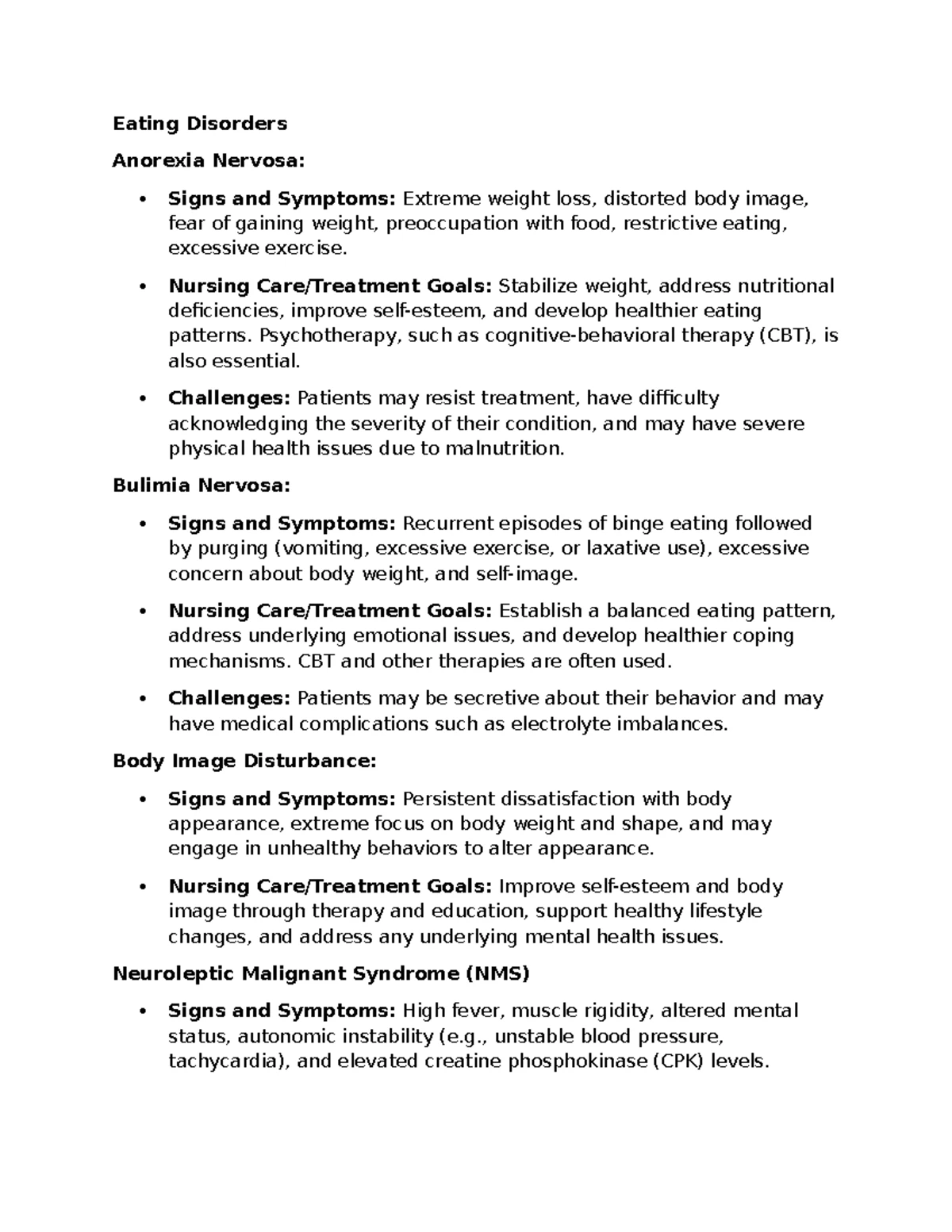 Final Exam Study Guide for ABC 123: Mental Health Key Concepts - Studocu