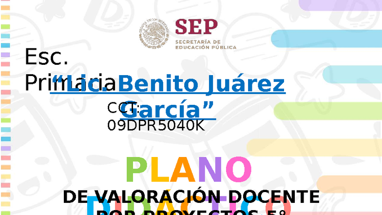 5° S19 Planeación de Proyectos Didácticos 2024-2025 - Studocu