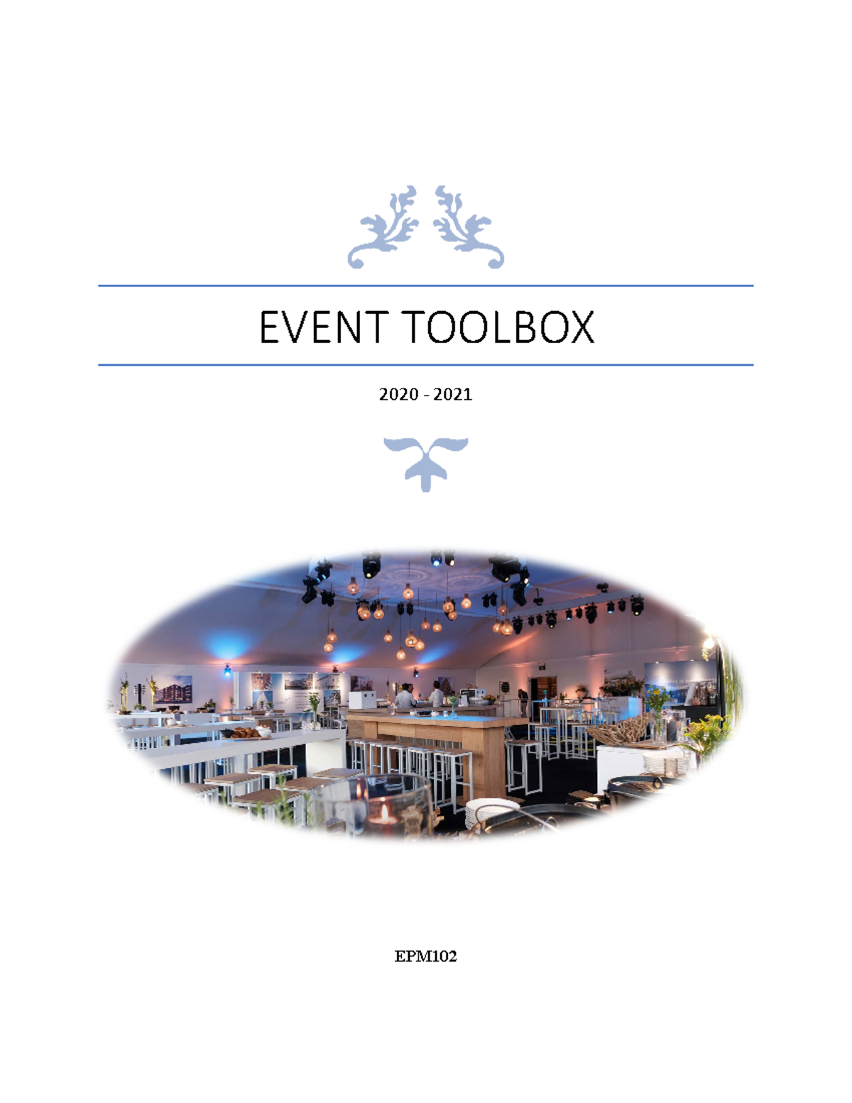 Event Toolbox EPM: Essential Resources for Event Planning - Studocu