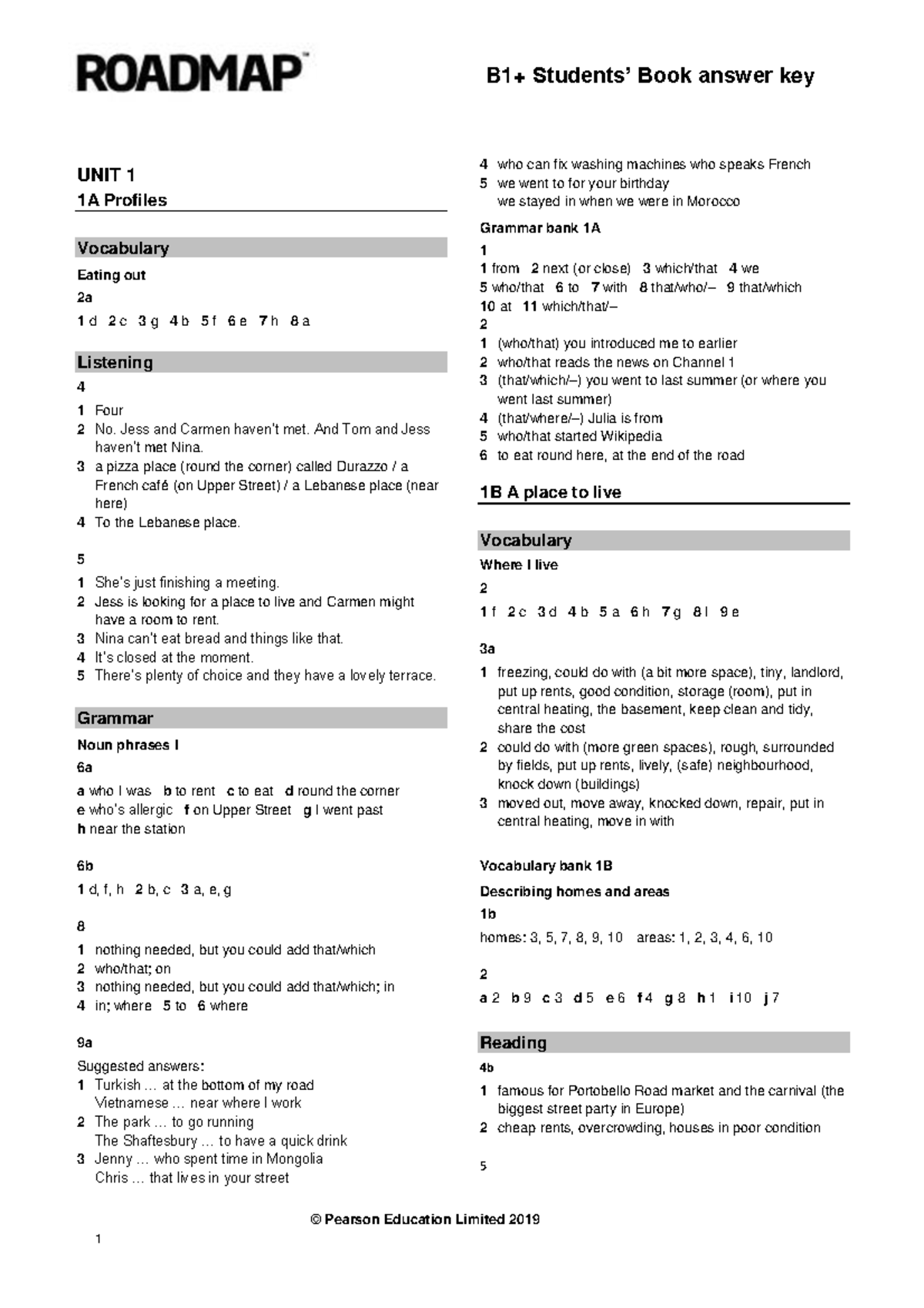 546 4 - Roadmap B1+: Student - Document Preview