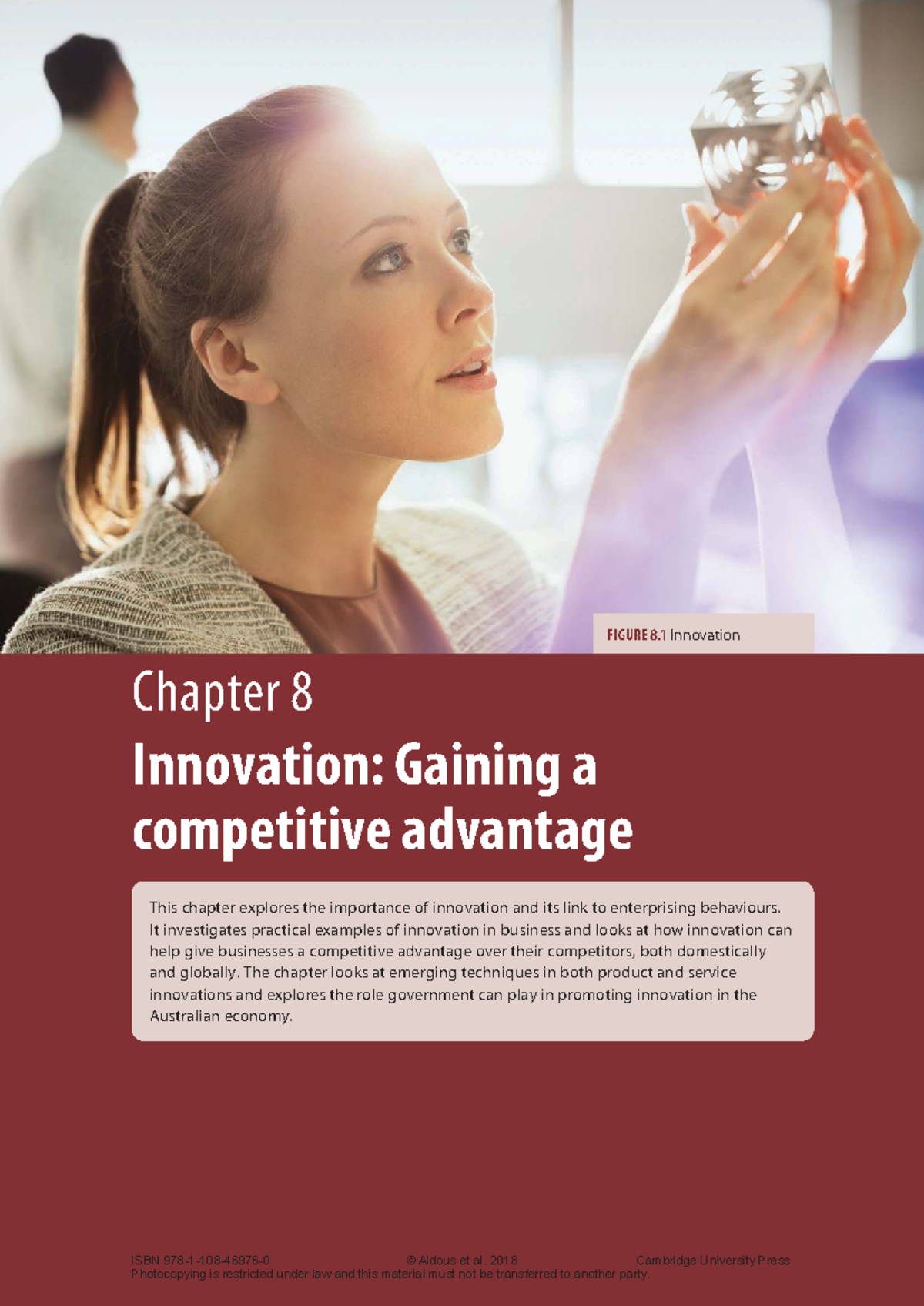 Chapter 8: Innovation and Competitive Advantage in Business - Studocu