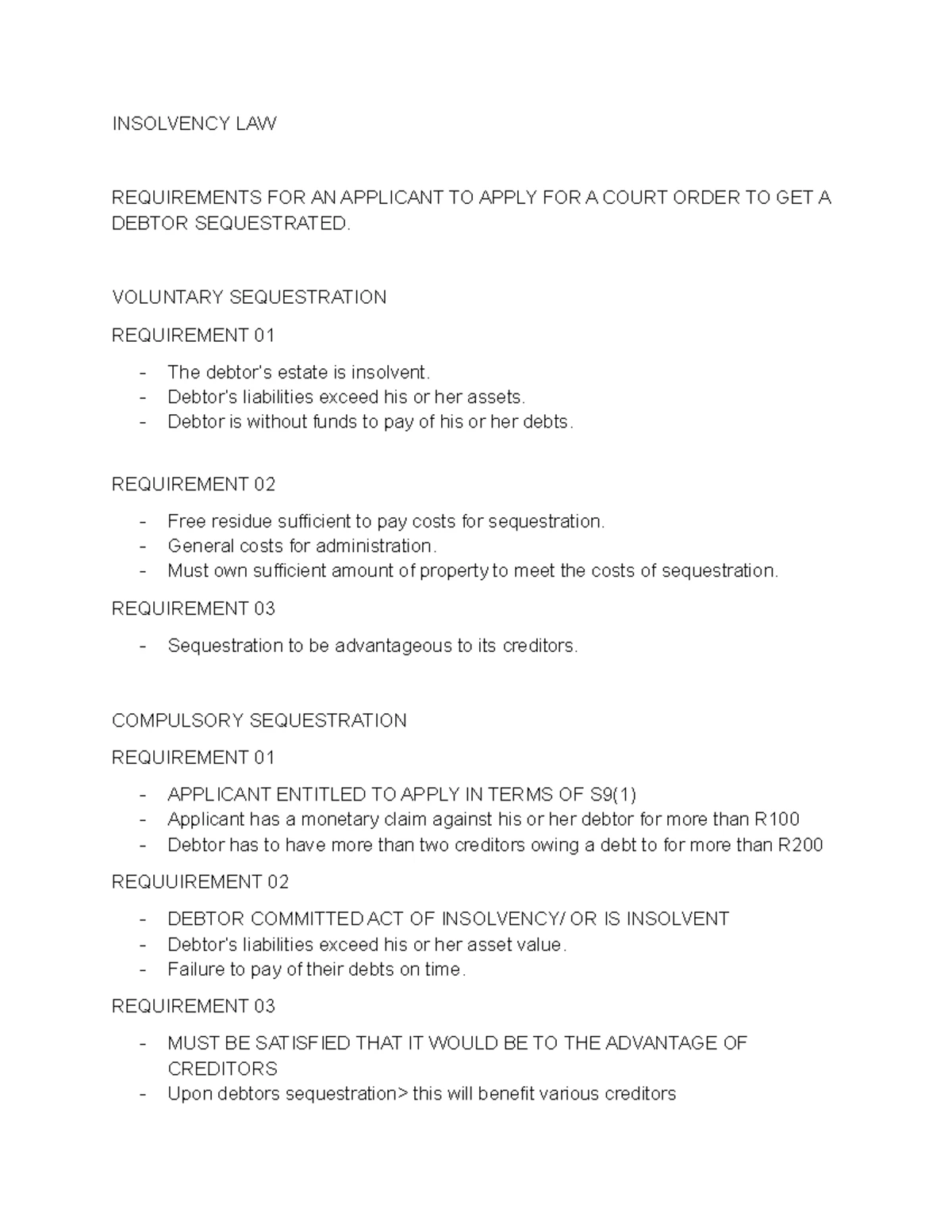 PVL3701 Contractual Ownership & Delivery by Attornment Notes - Studocu