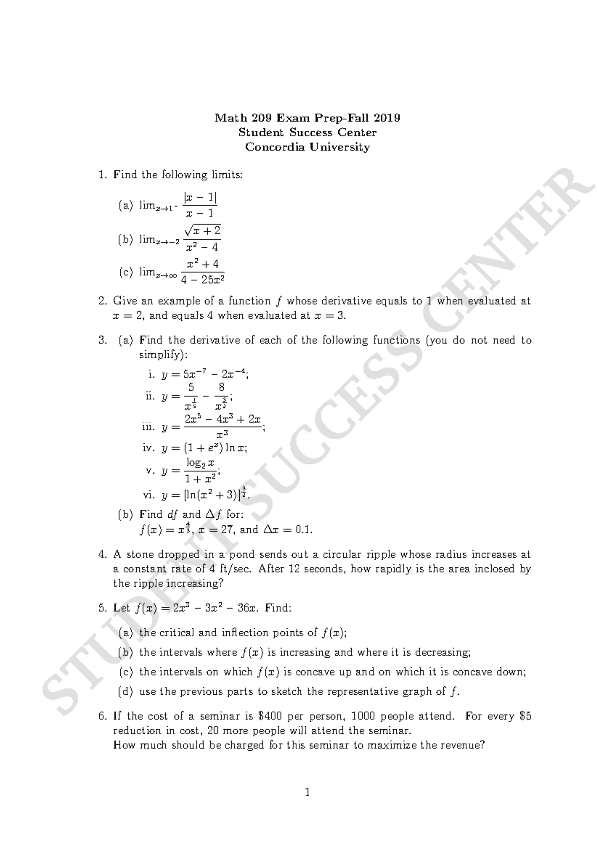 MATH 209 Midterm Exam Solutions - October 2024 (Version A) - Studocu
