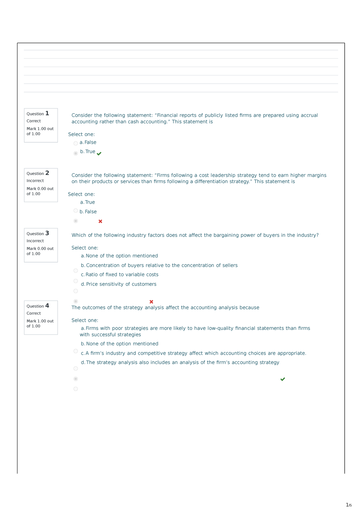 Business Analysis 621 Assignment 3 MCQ - Consider the following ...