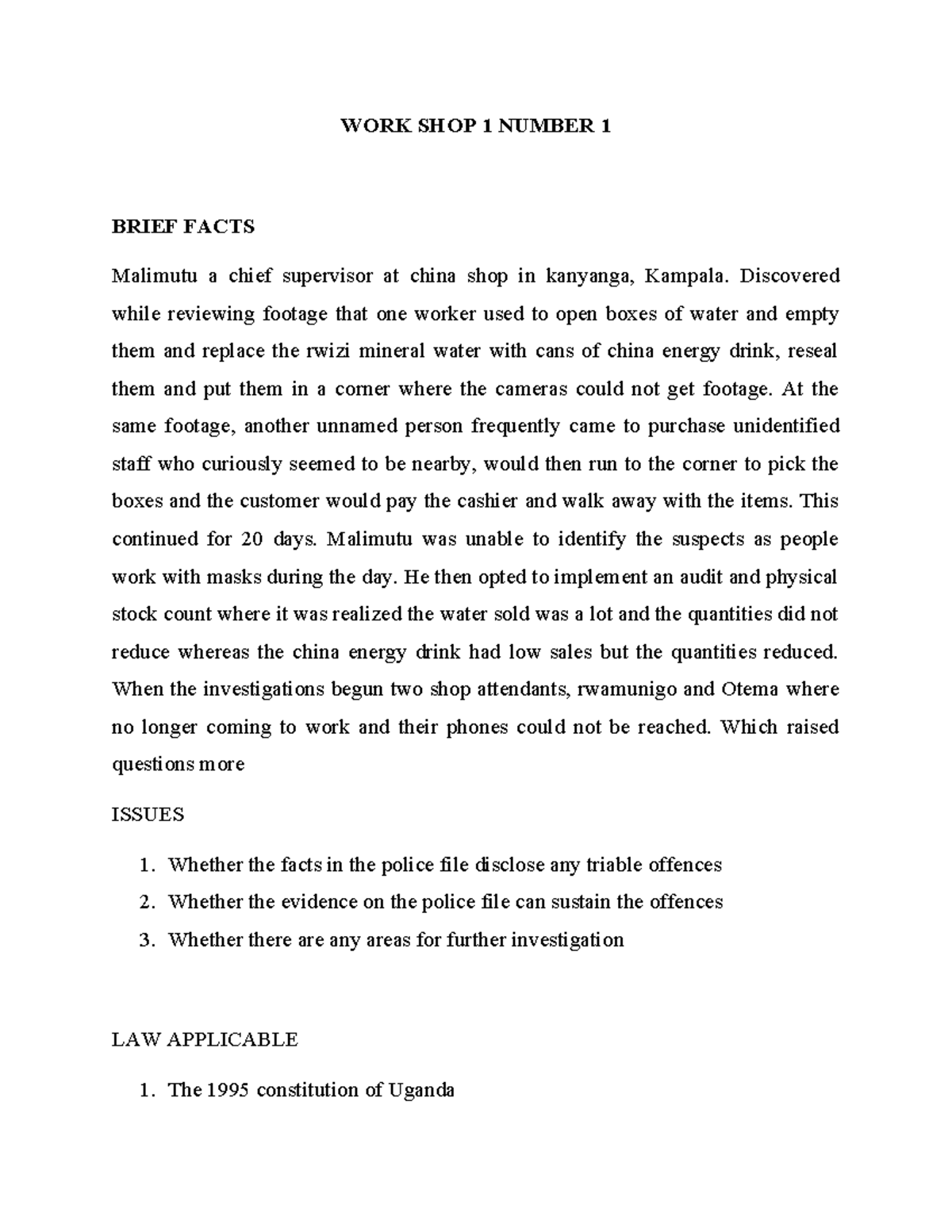 Criminal Procedure (CPL 101) Week 1 Final Exam Notes - Studocu