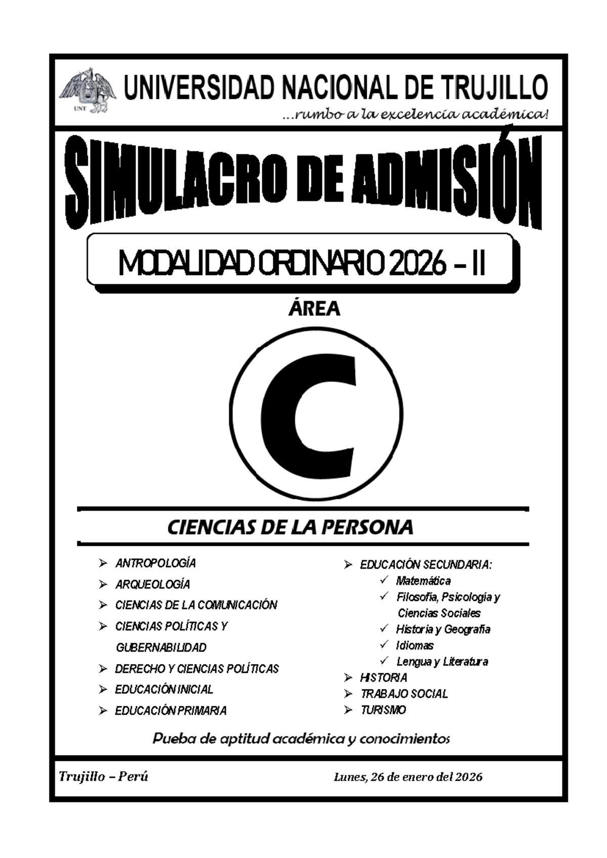 Simulacro C 04 - EXAMEN SIMULACRO ADMISIÓN 2026 II - Studocu