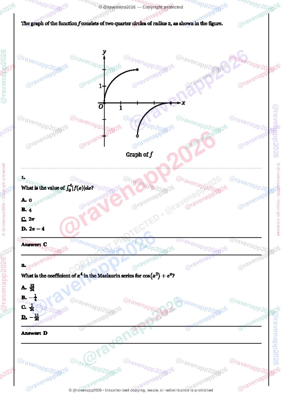 AP Calculus AB US 2026 - Final Exam Study Guide - Studocu
