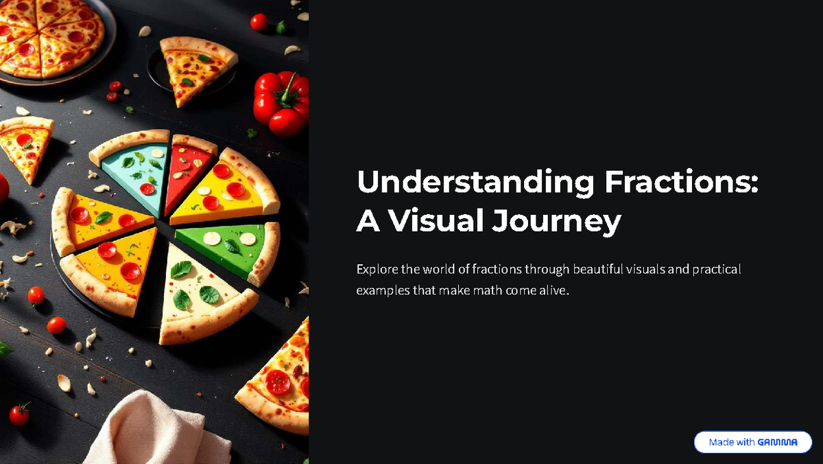 Understanding Fractions: A Visual Guide to Math Concepts - Studocu