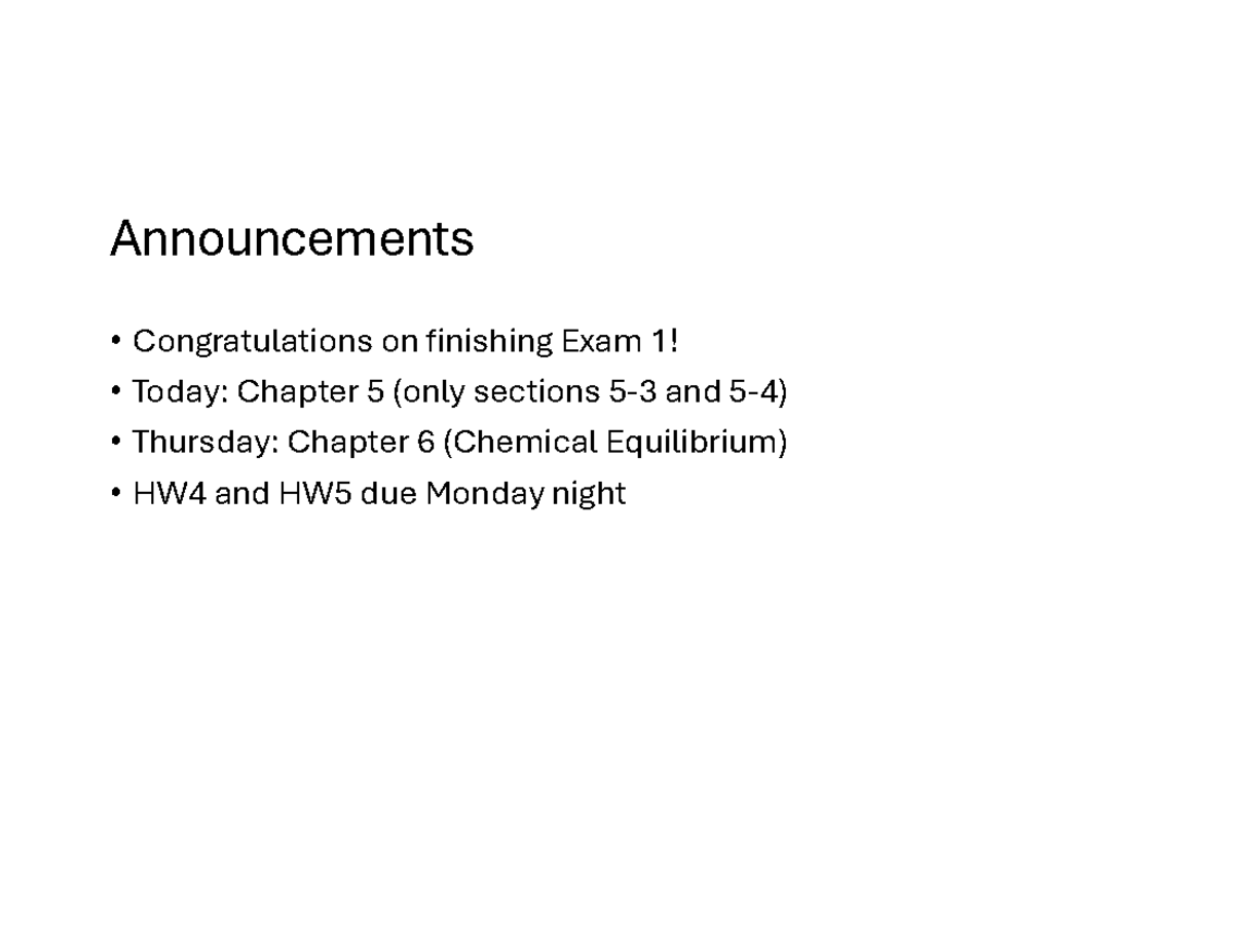 Chapter 5 & 6 Notes: Exam 1 Review & HW4/HW5 Details - Studocu
