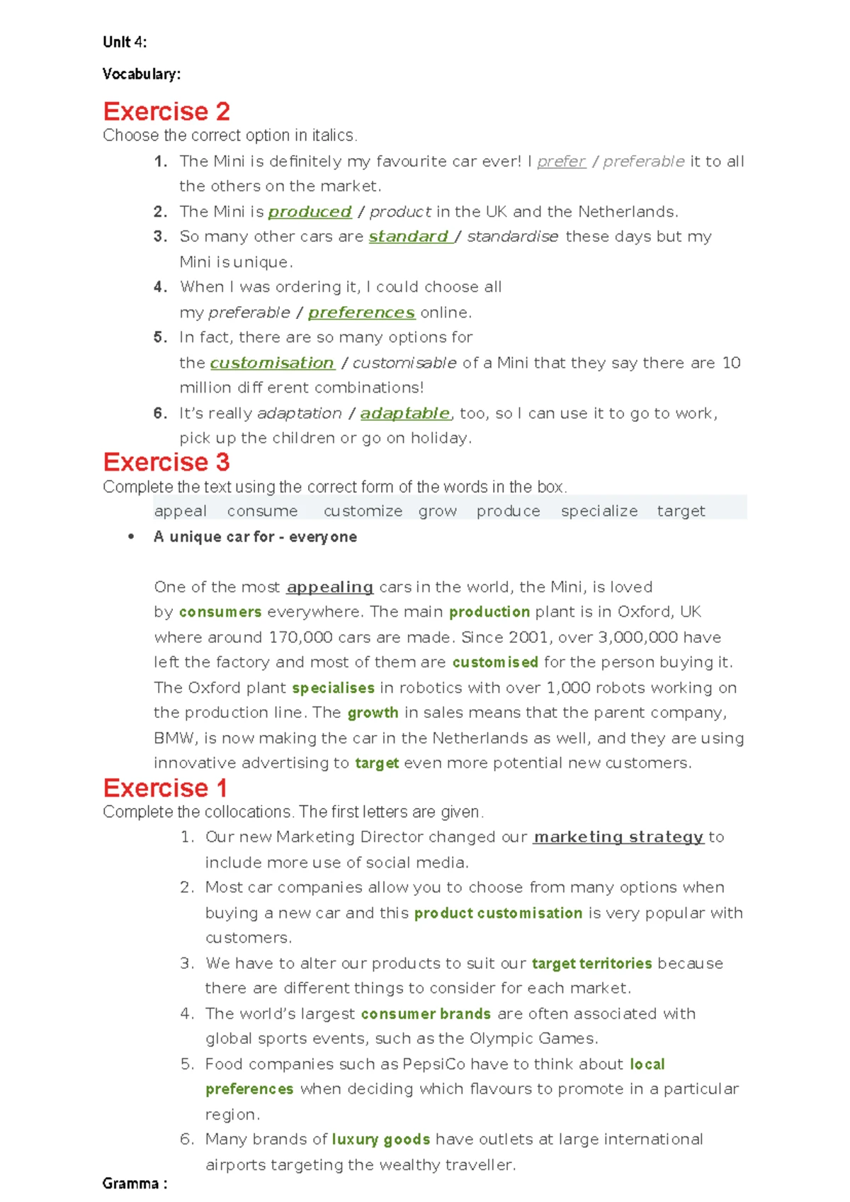IELTS Listening Practice Test 1: Complete Notes & Questions Guide - Studocu