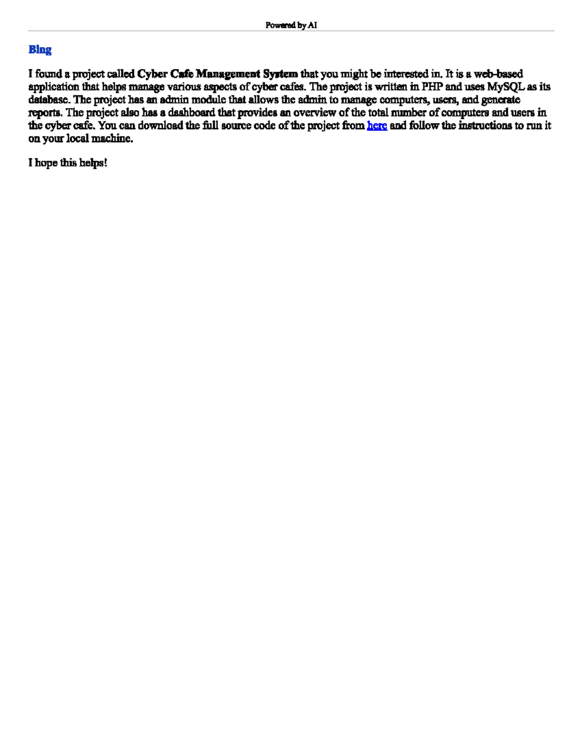 Ccms - final project document for information technology - Development ...