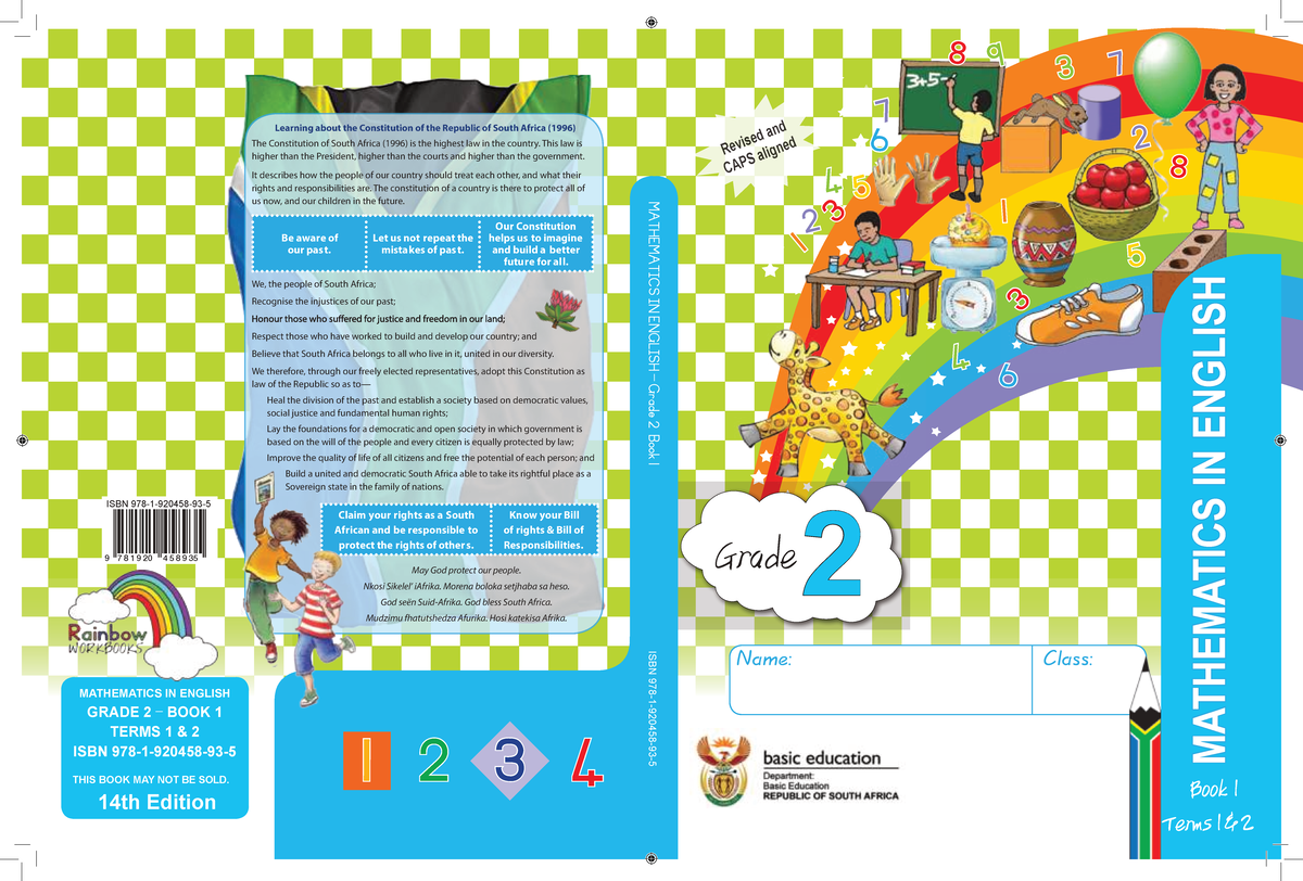 Maths Grade 2 DBE B1 - Tutorial Workbook for National Curriculum - Studocu