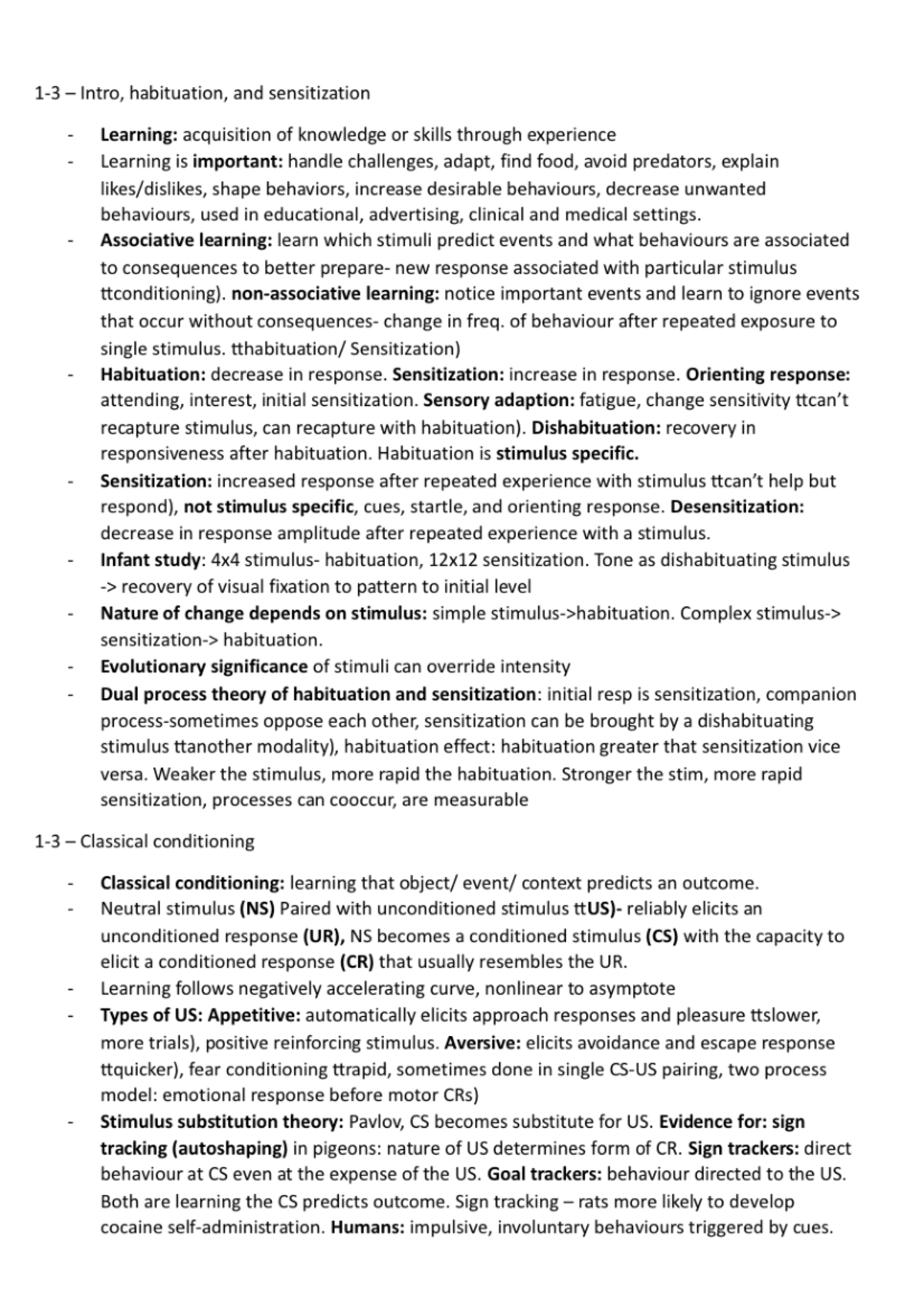 PSYU2236 Comprehensive Study Notes for Success - Studocu