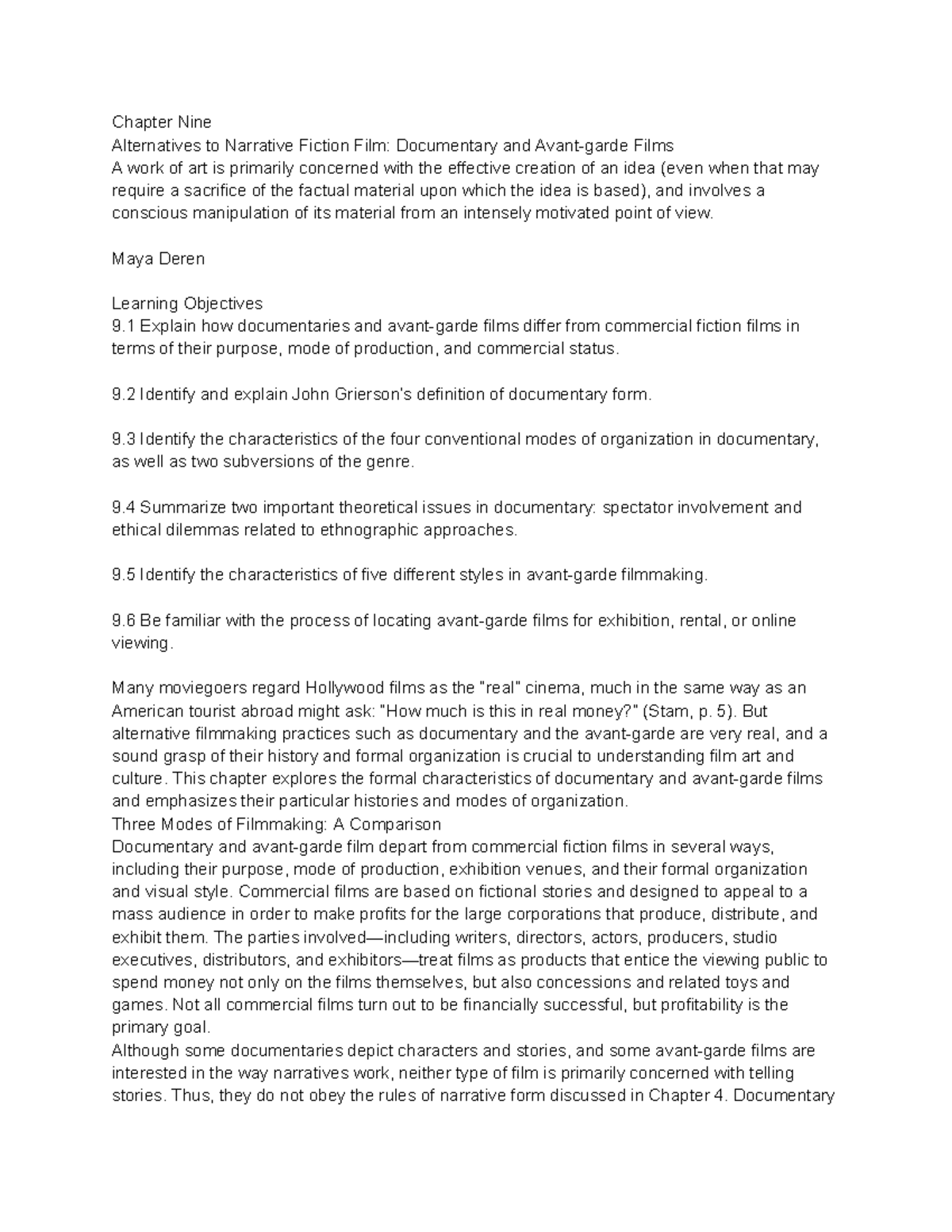 Alternative Film Practices: Exploring Documentary & Avant-Garde (CH9 ...