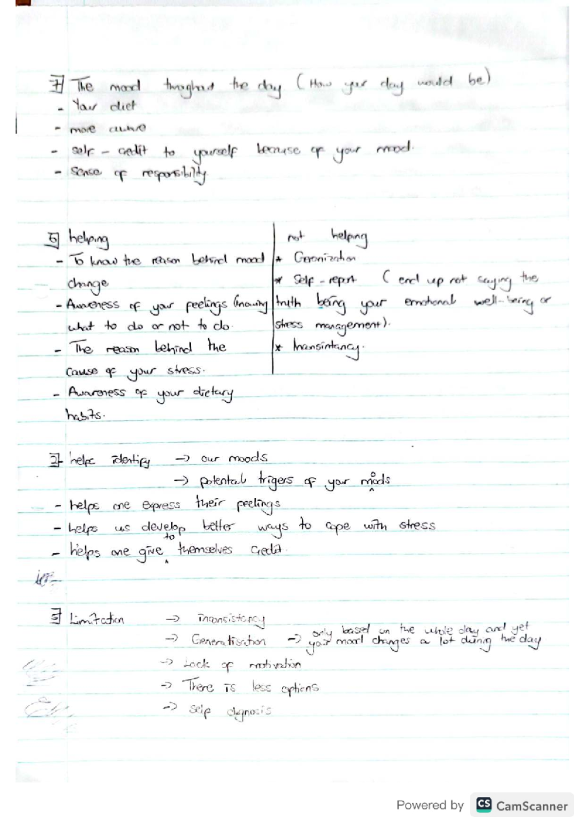Mood Tracking Notes: Understanding Daily Mood Variations and Triggers ...