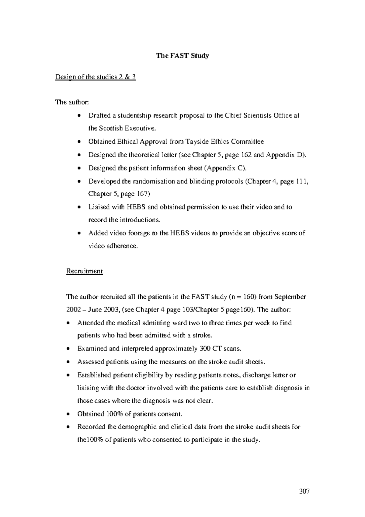 Venture Behaviour 35 - 307 The FAST Study Design of the studies 2 & 3 ...