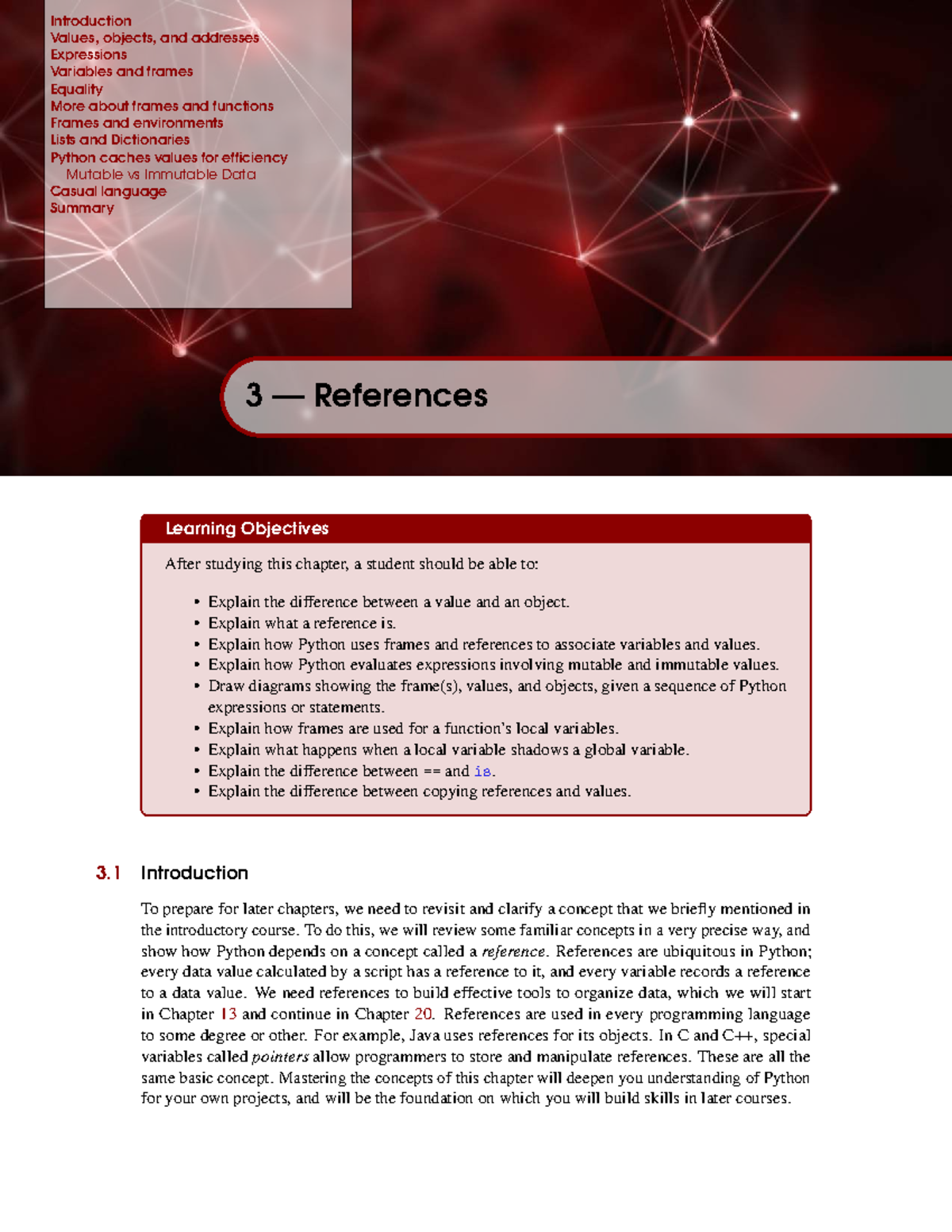 Cmpt145 Lecture: Understanding Values, Objects, and References in ...