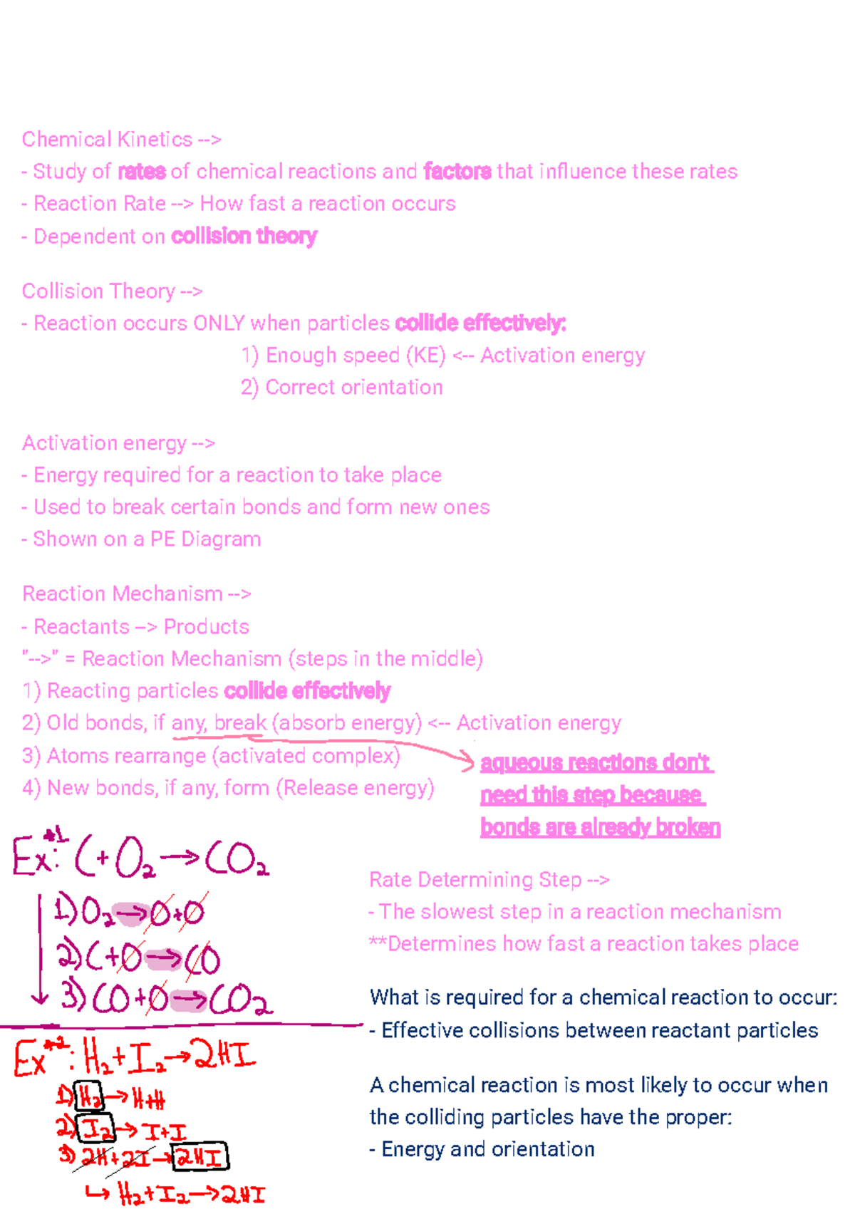 Kinetics and Equilibrium: Understanding Reaction Rates and Mechanisms ...