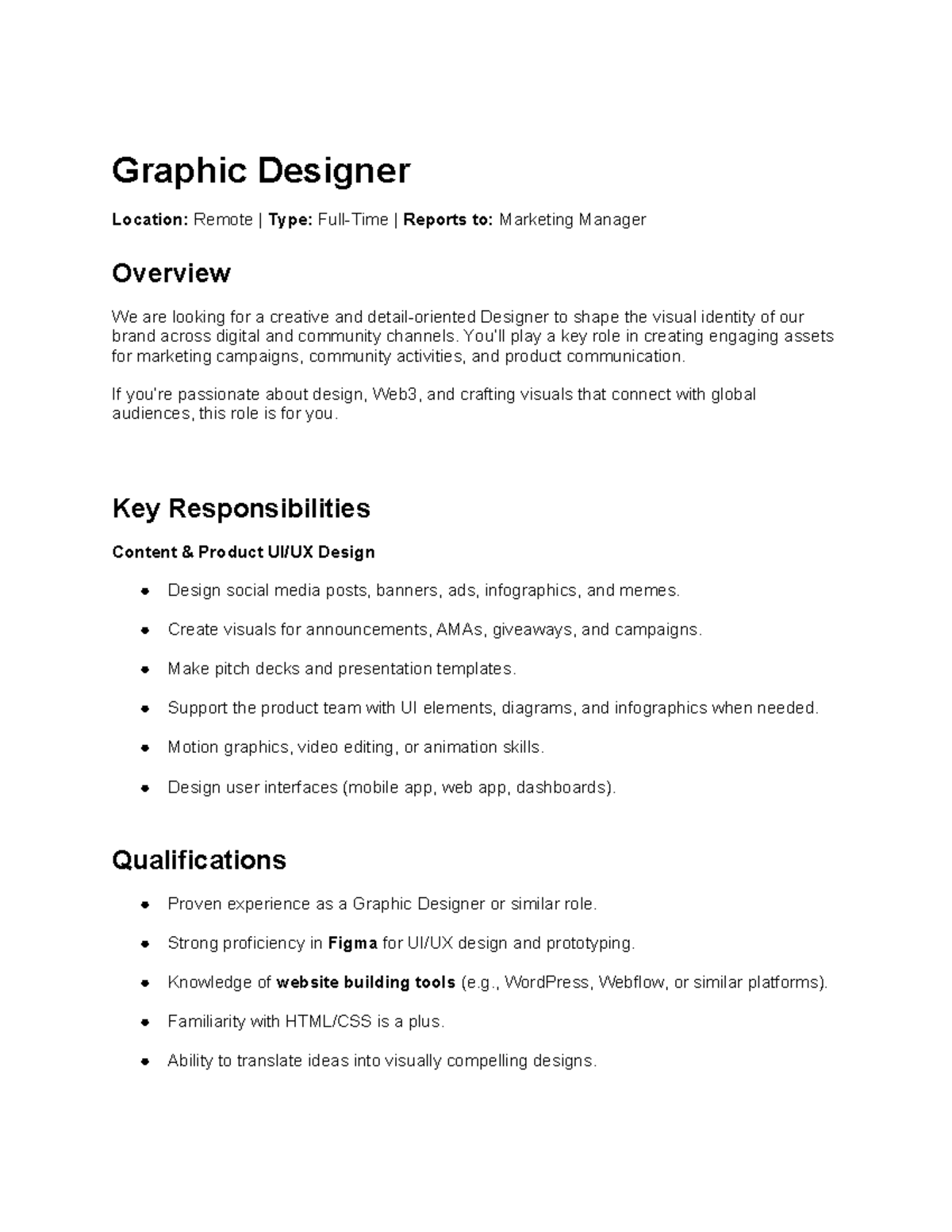 Graphic Designer Role Overview: Remote Position & Responsibilities ...