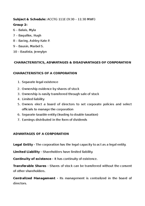FABM1 Notes-1- Introduction-TO- Accounting - FABM 1 Notes 1 As an ...