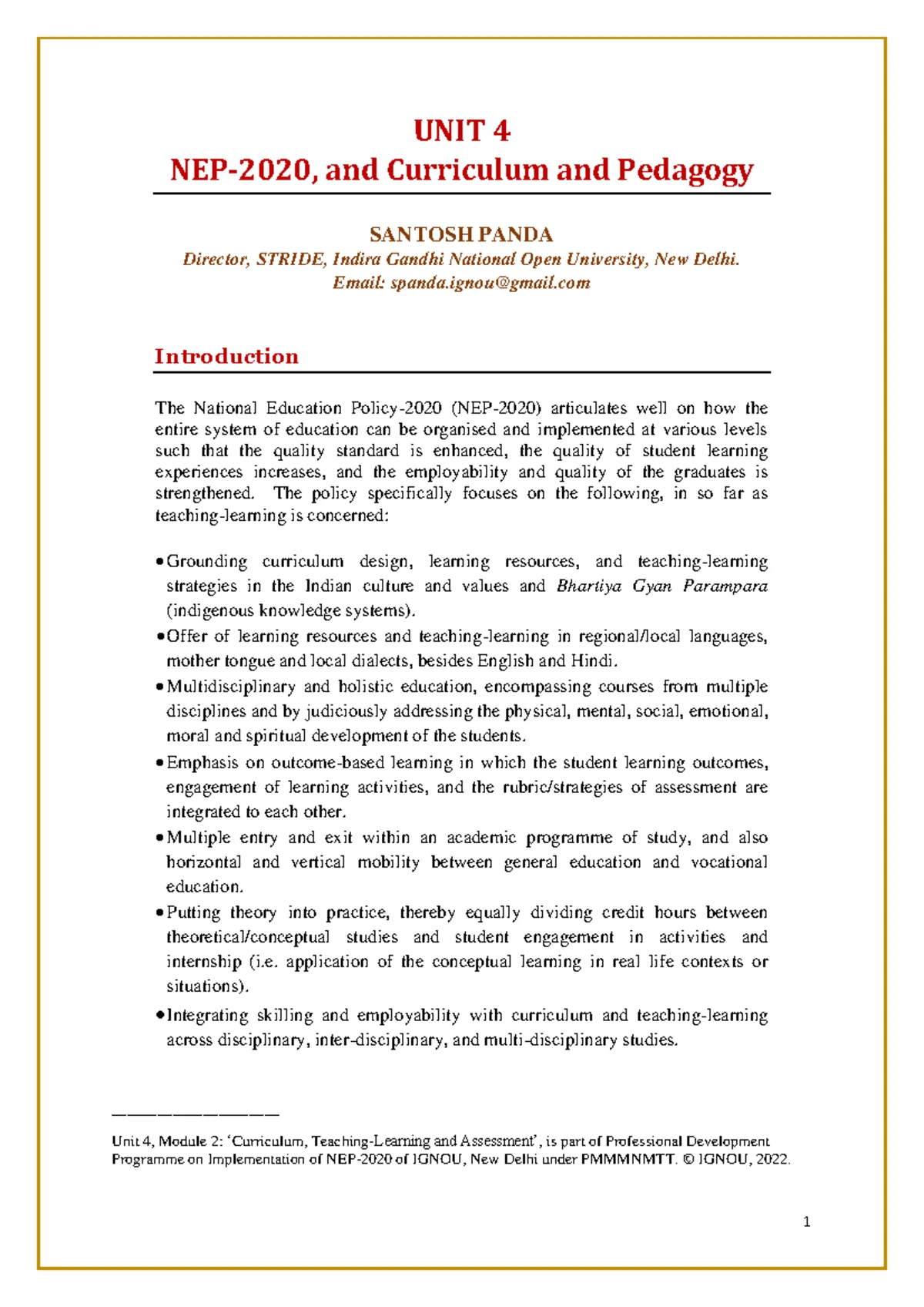 Module 1: Unit 2 - Access, Equity, and Inclusion in Higher Education ...