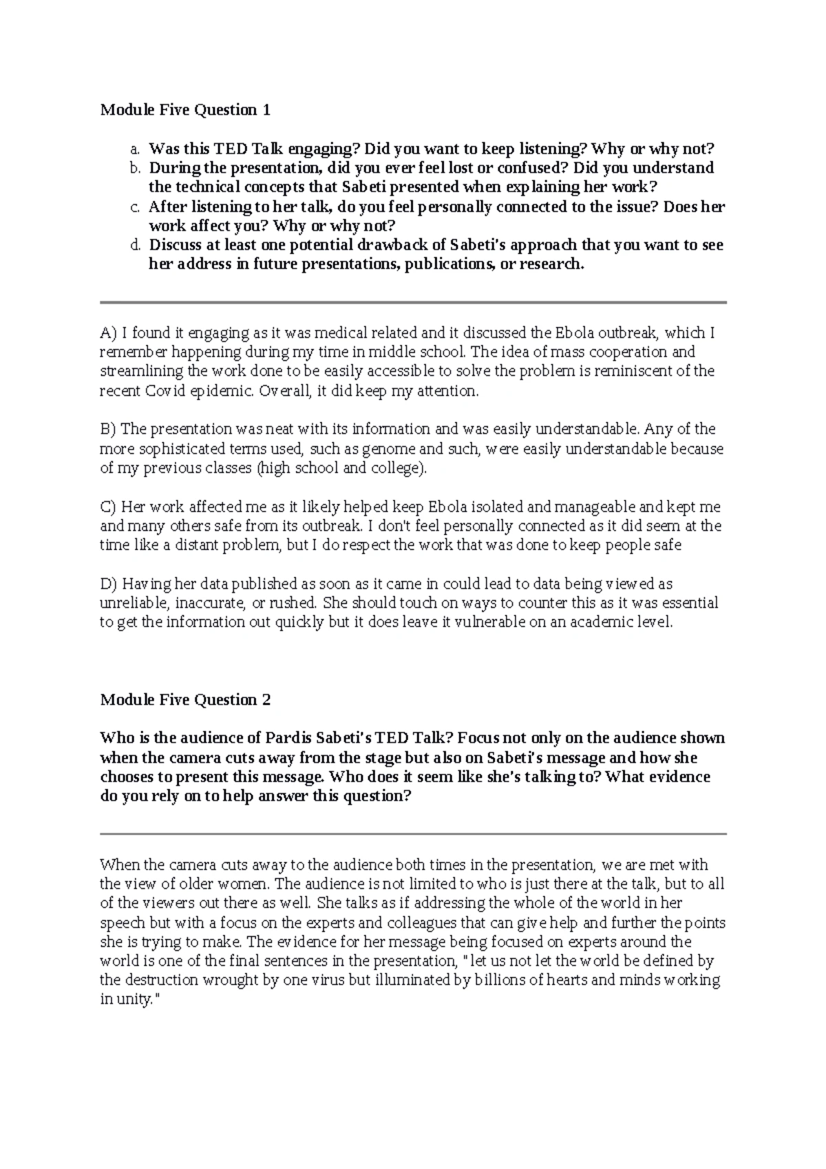 Scs 200 Module 3 In The Textbox Provided Brainstorm A List Of