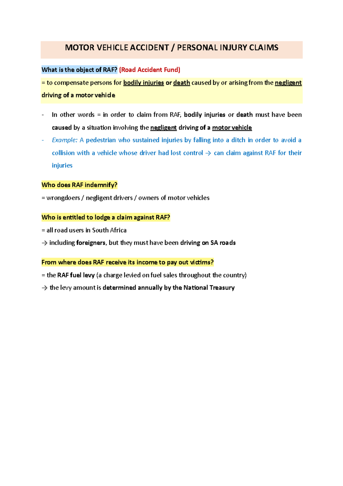 RAF Claims: Understanding Personal Injury Compensation and Legal ...