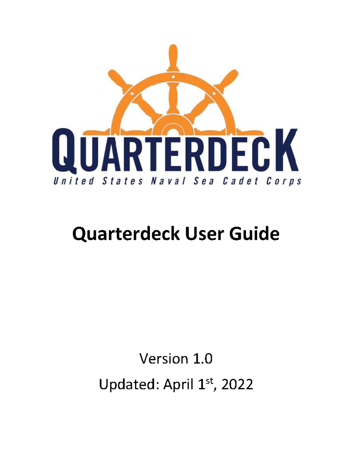 Quarterdeck User Guide v1.0: Access & Training Overview - Studocu