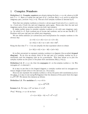 MT303S Complex Analysis Assignment 3 Solutions and Guidelines - MT303S ...