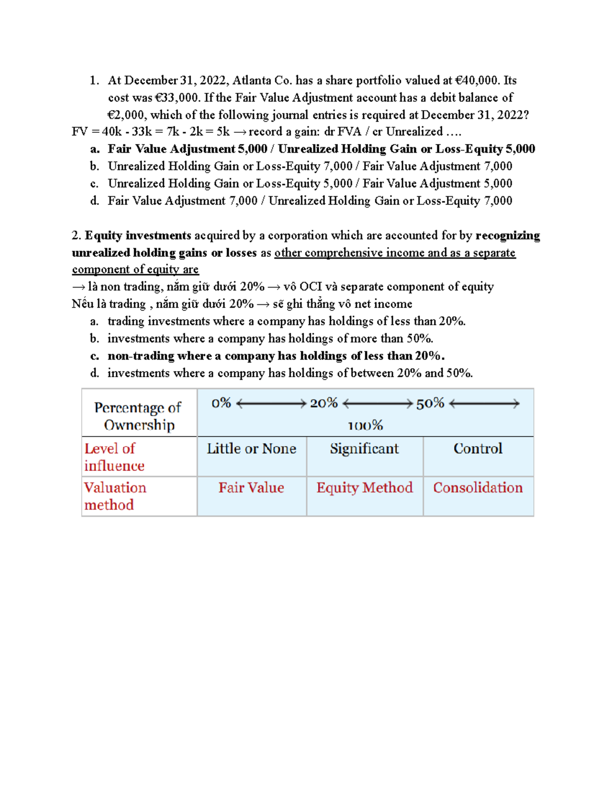 KTTC 3 - LMS Quiz - Chapter 17: Fair Value Adjustments & Investments ...