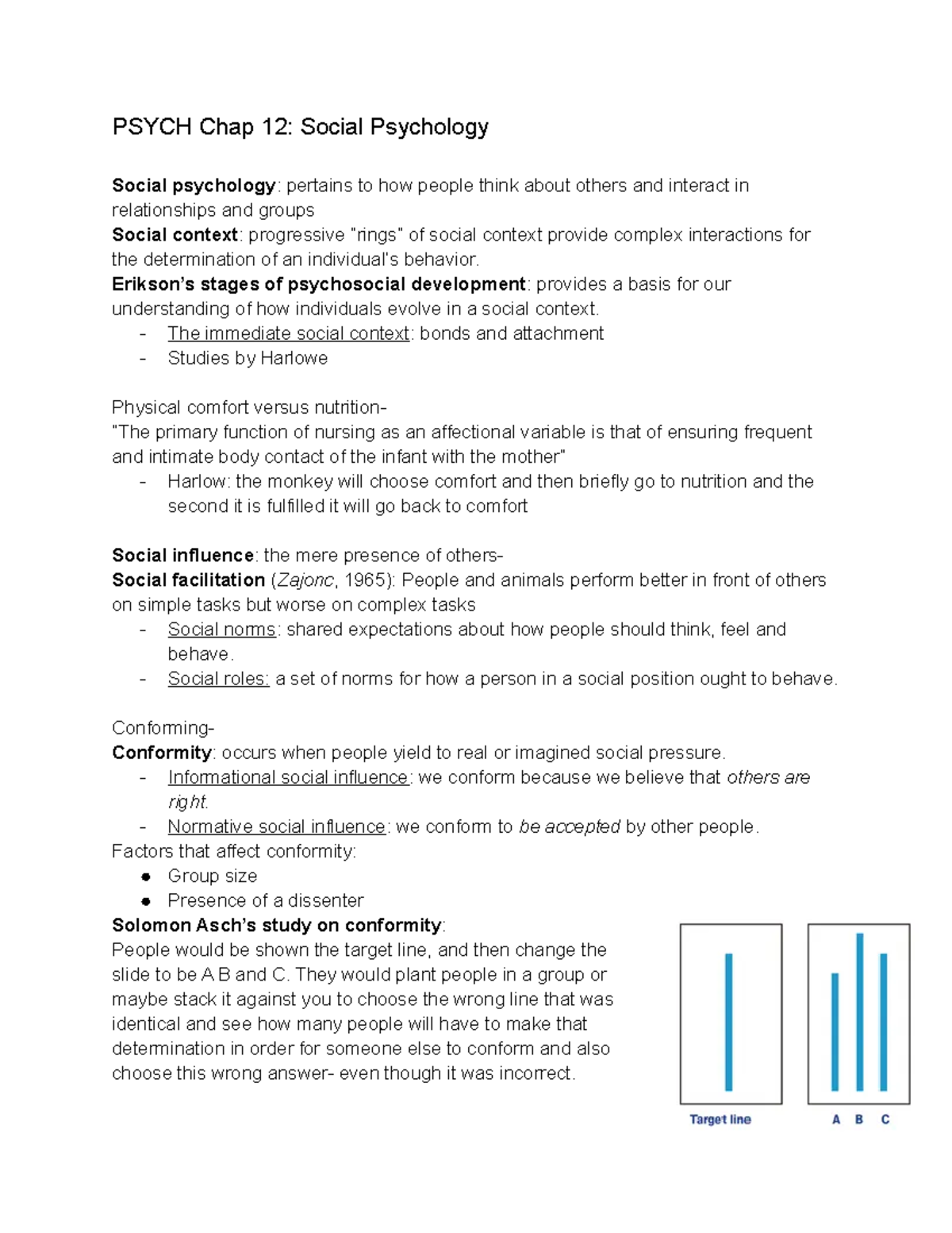 Psych 111: Chapter 12 - Understanding Social Psychology Concepts - Studocu