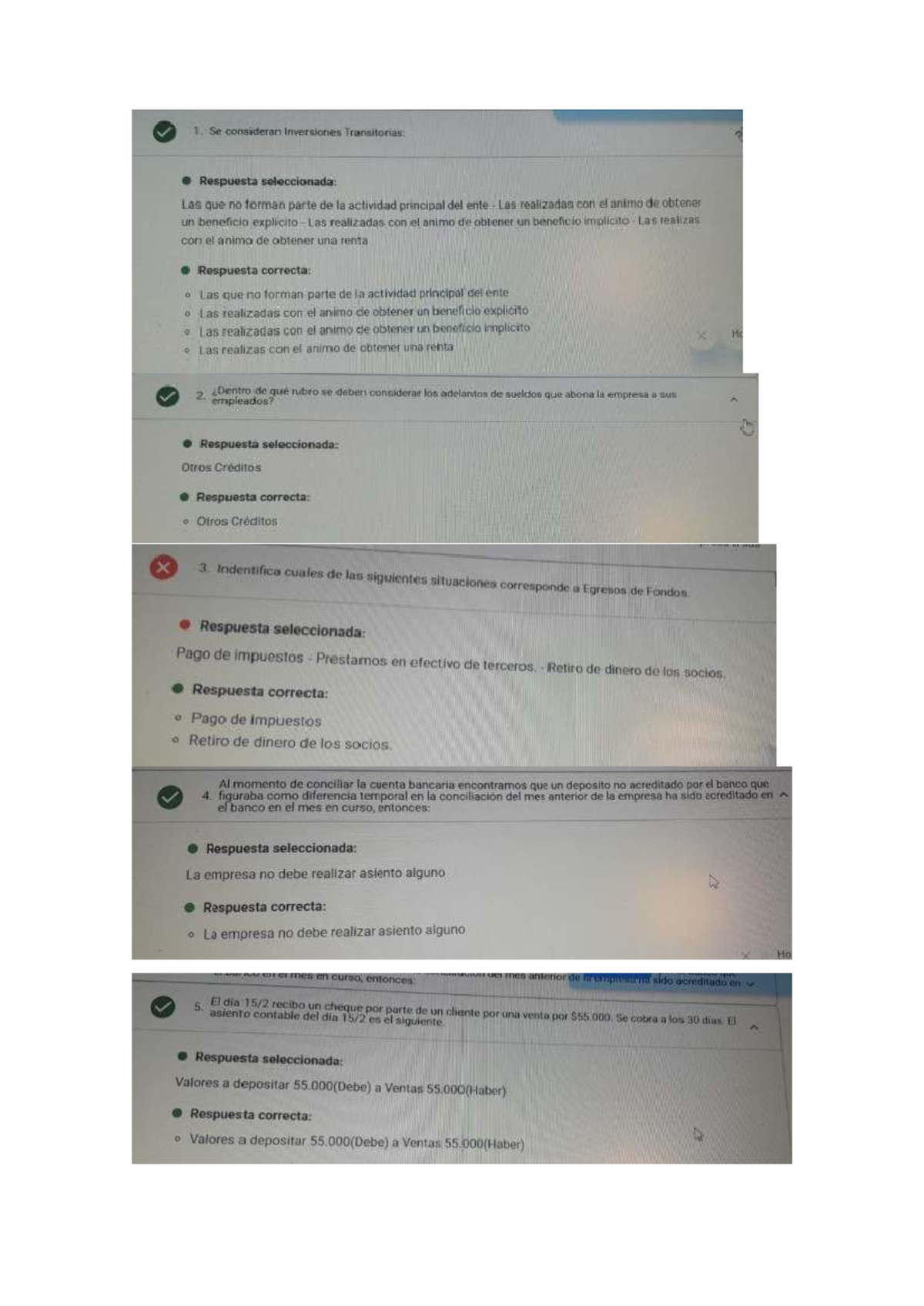 Final Exam: Contabilidad Patrimonial - Respuestas y Asientos Correctos - Document Preview