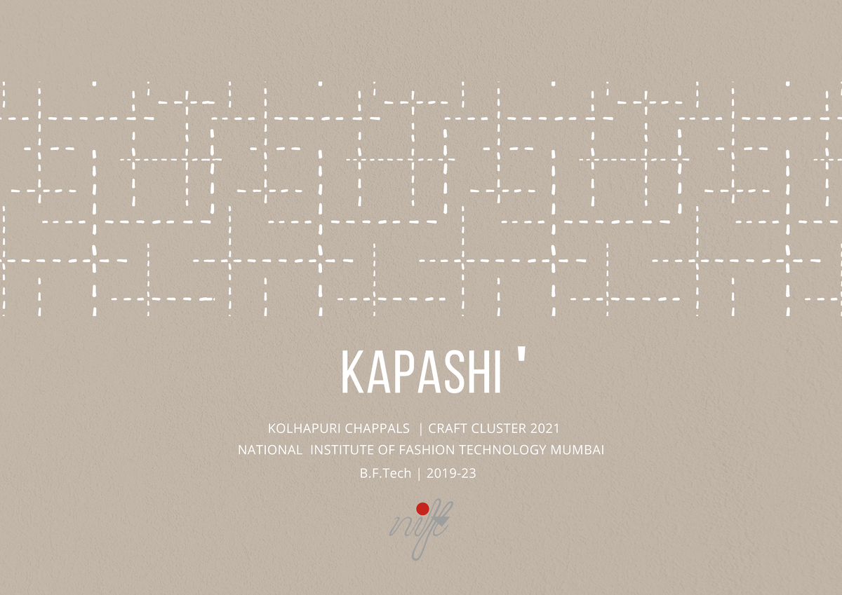 Kapashi: A Comprehensive Report on Kolhapuri Chappal Craft Cluster 2021 ...