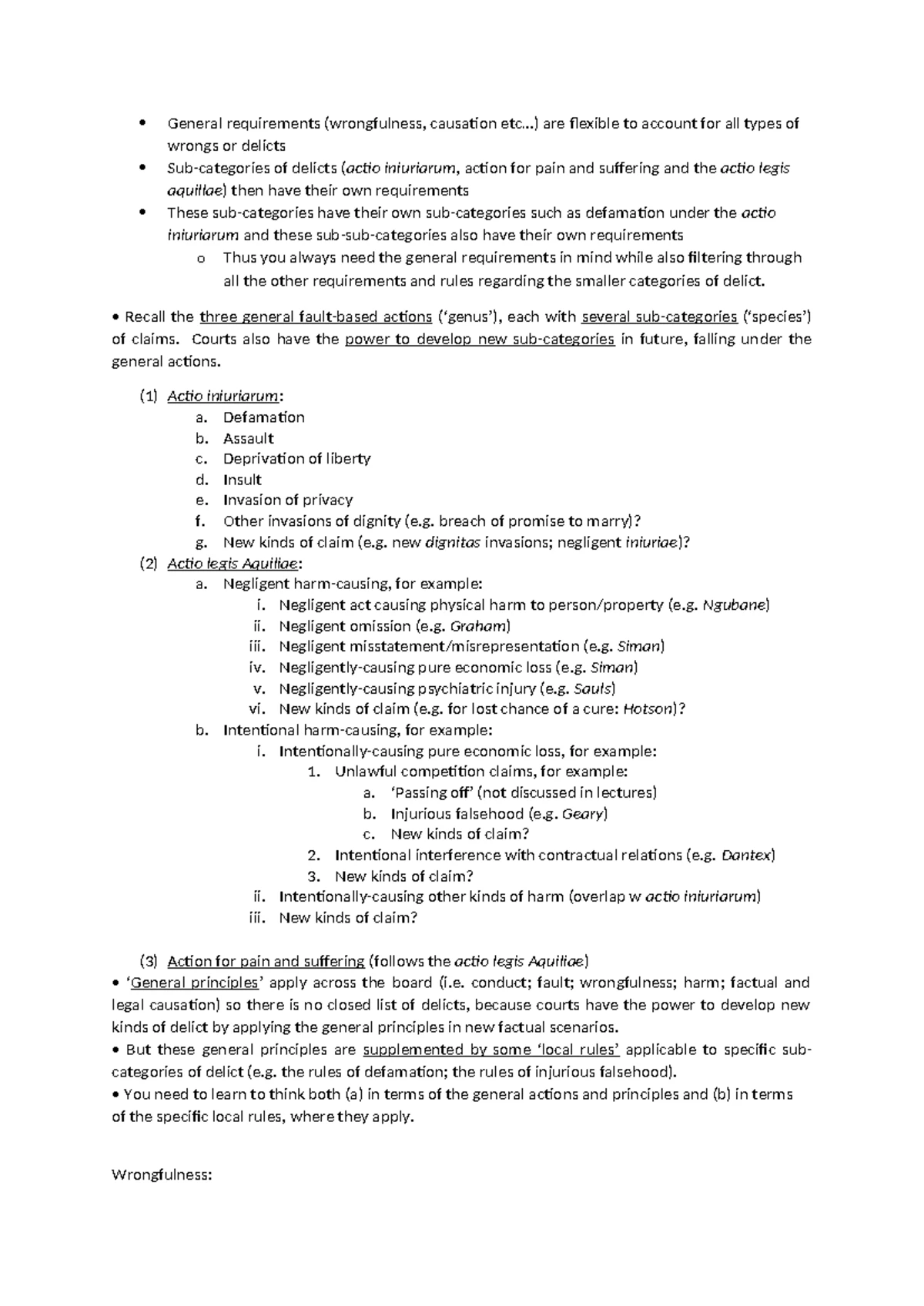 GPCL 101: Assignment 1 - General Principles of Criminal Law Analysis ...