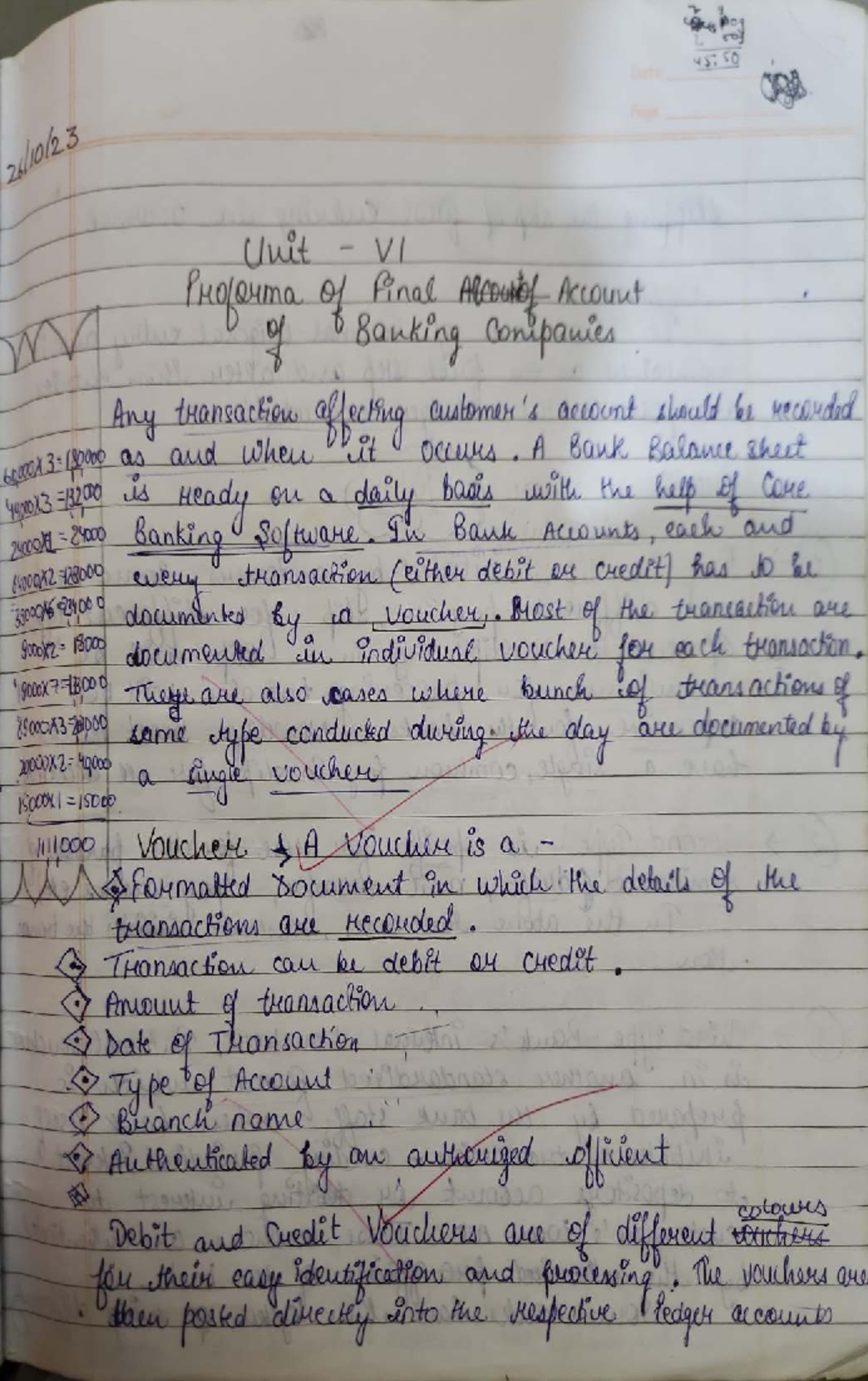 Banking - Short Notes for Course VL QD - Studocu